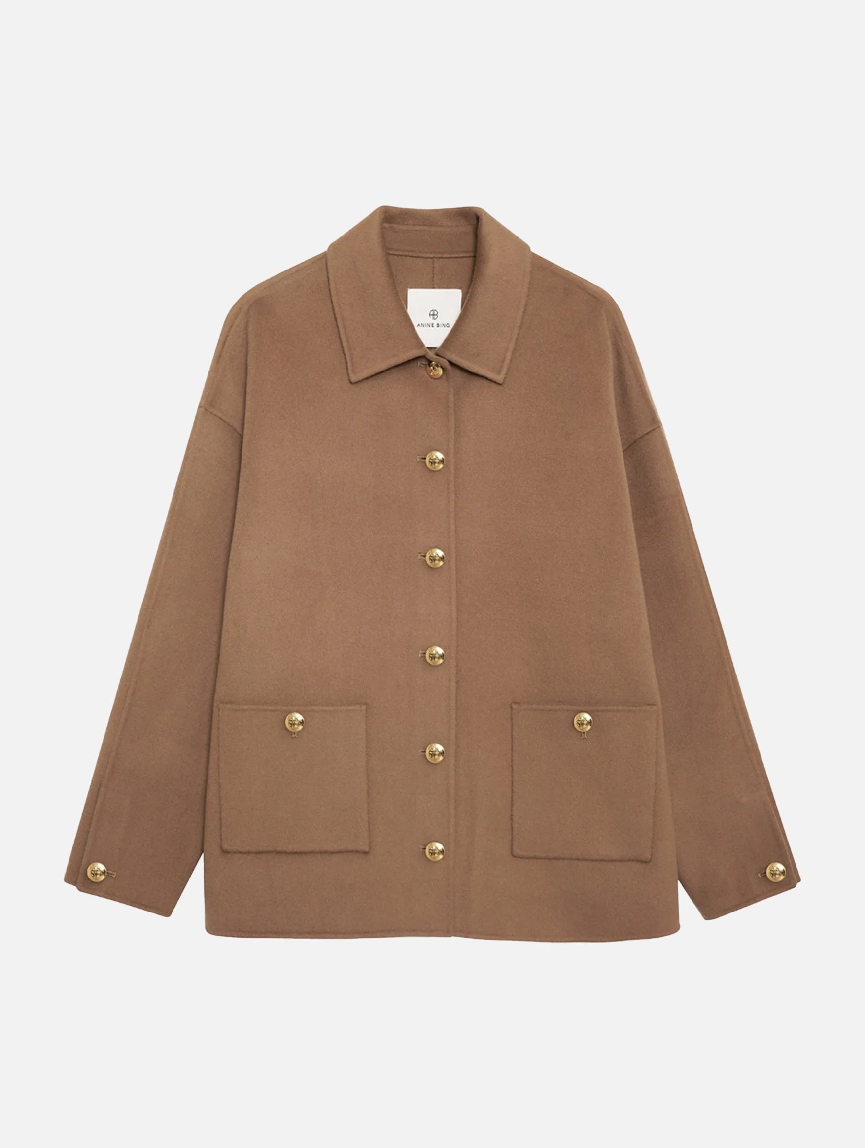 Luca Jacket in Camel Cashmere Blend