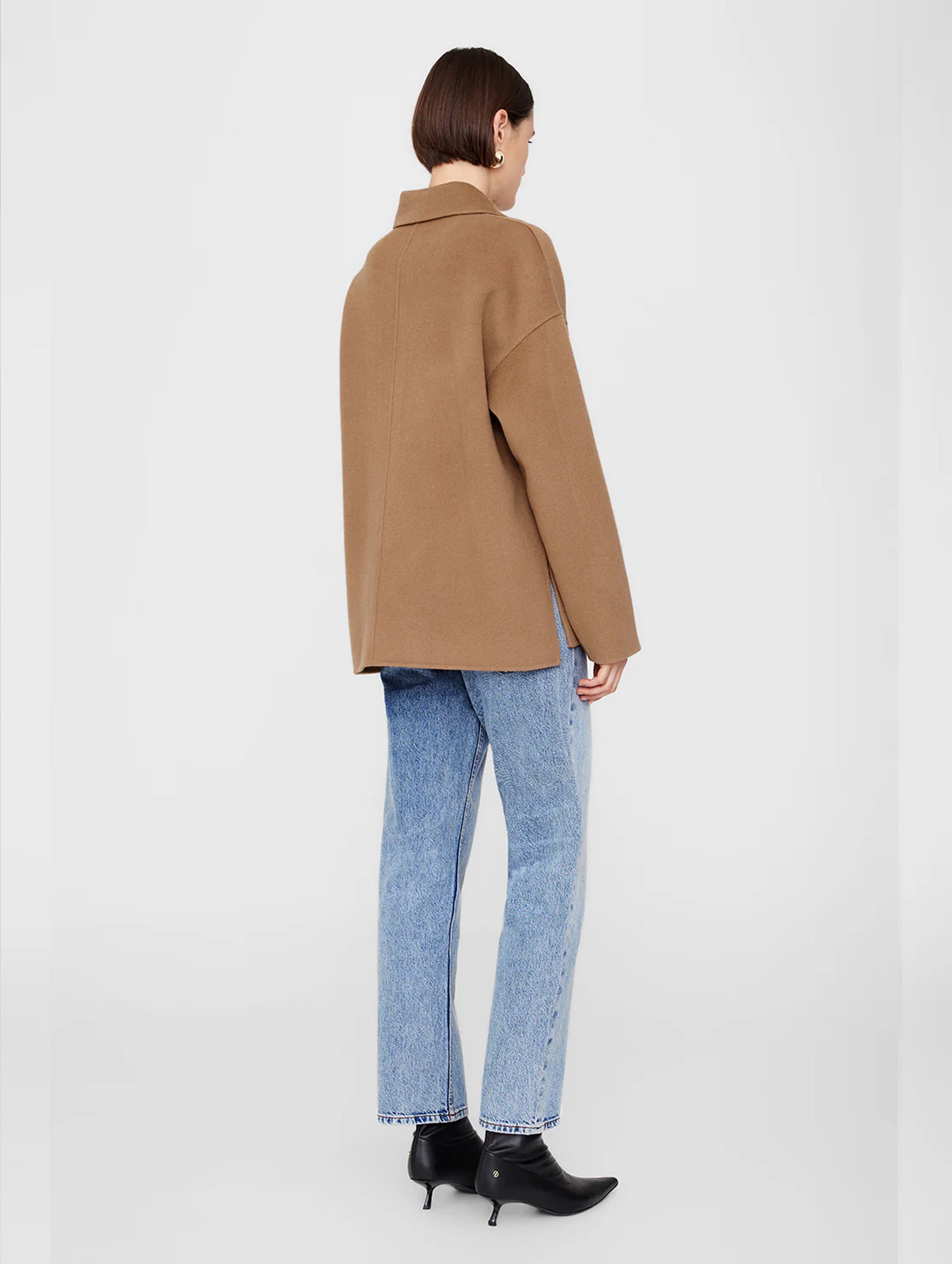 Luca Jacket in Camel Cashmere Blend