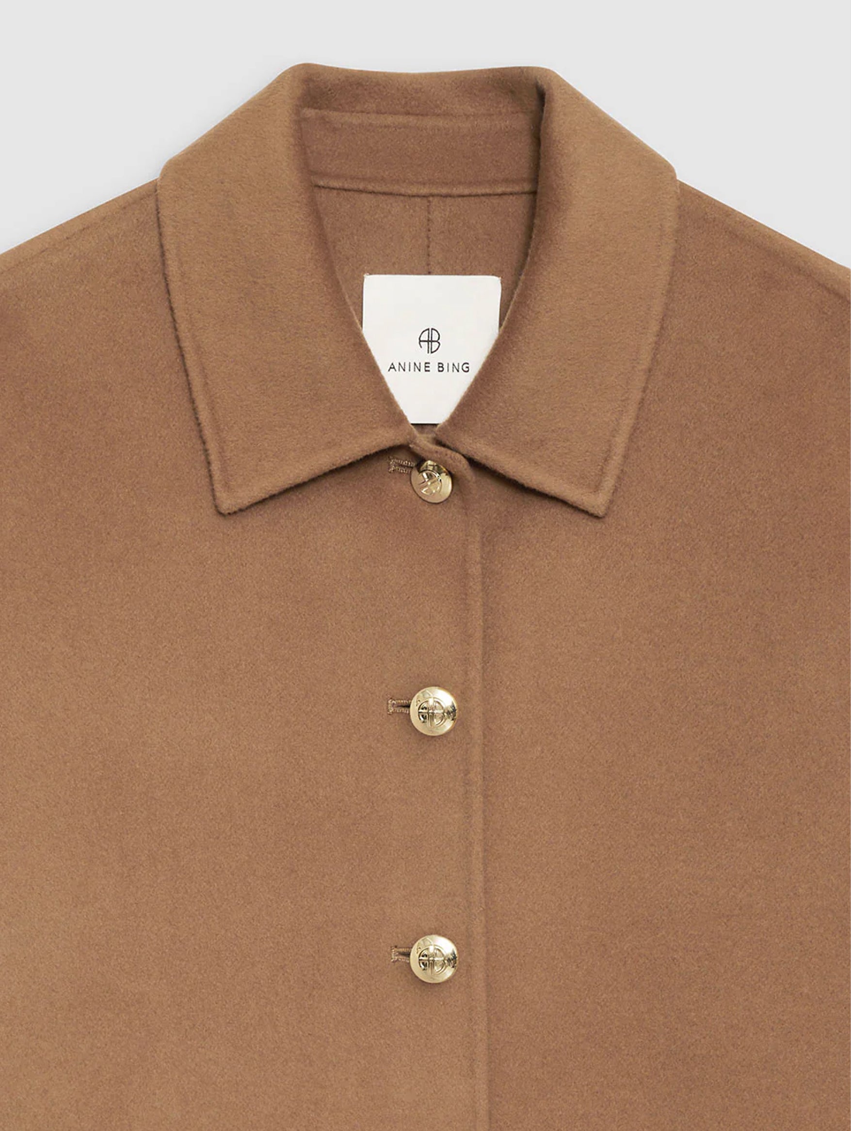 Luca Jacket in Camel Cashmere Blend