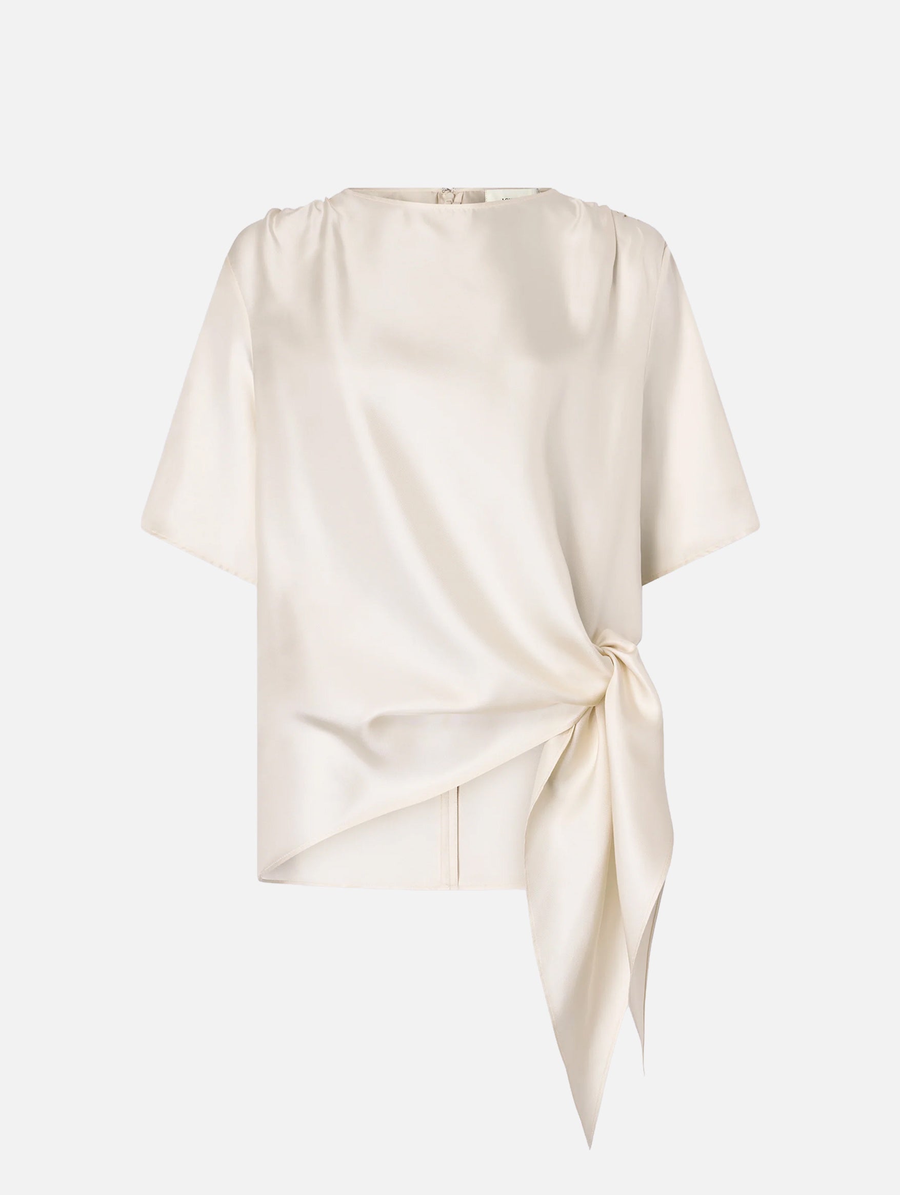 Mano Knotted Blouse in White