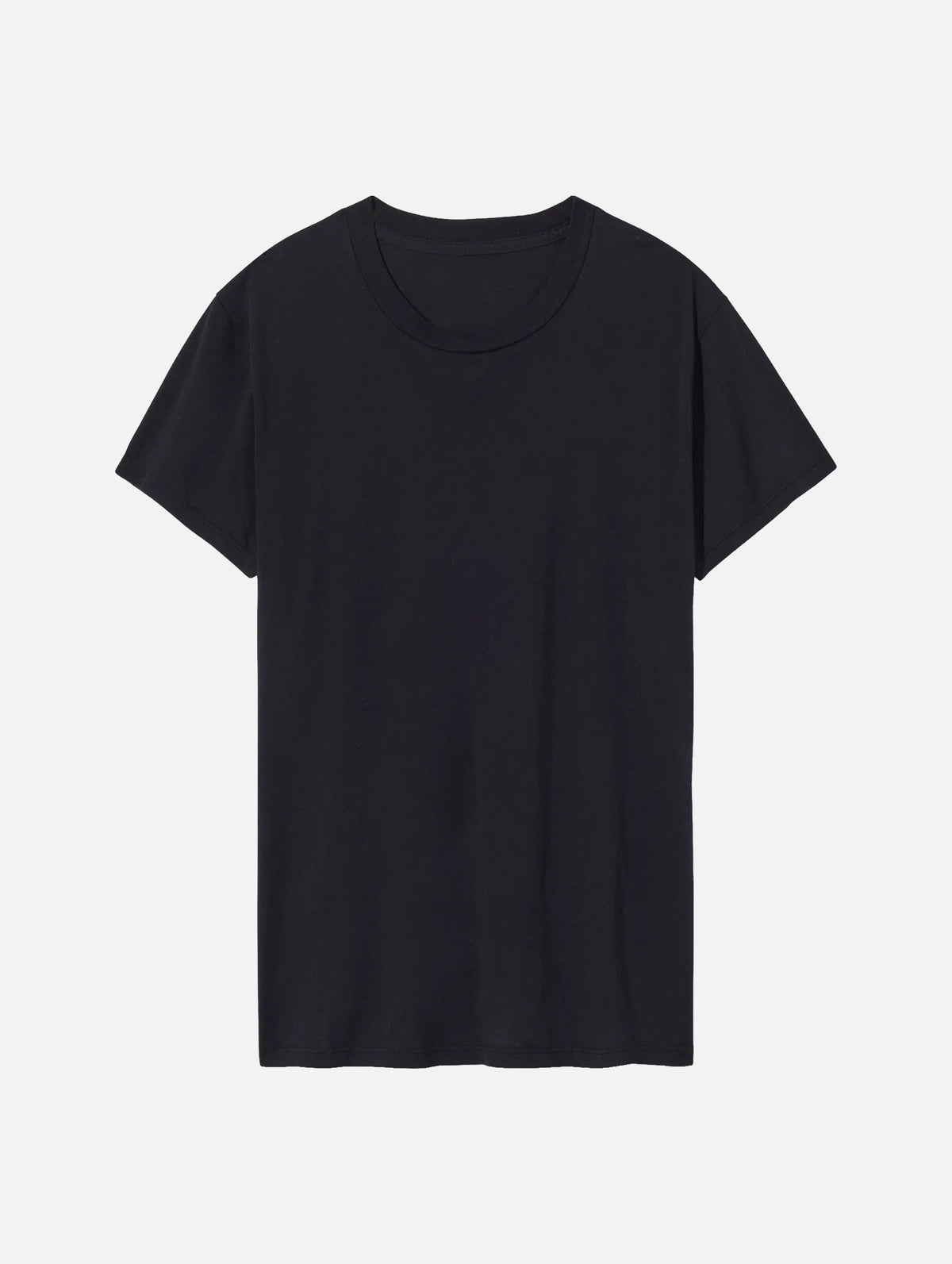 Mariela Crewneck Tee in Jet Black