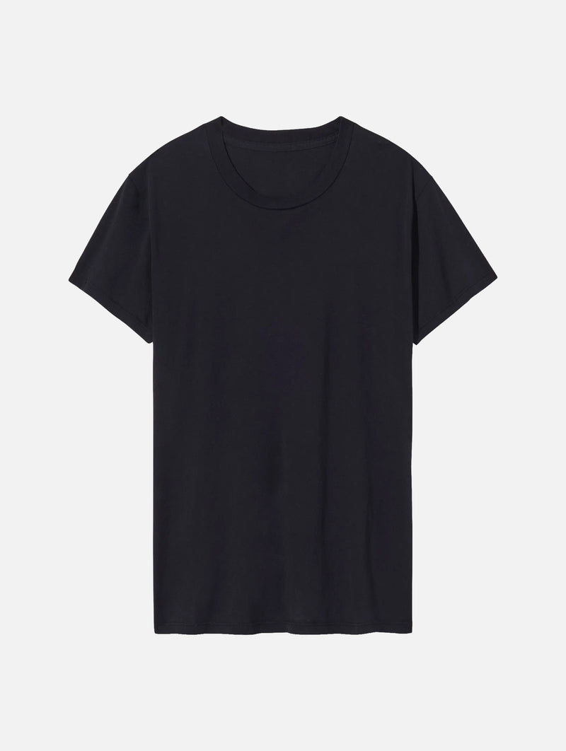 Mariela Crewneck Tee in Jet Black