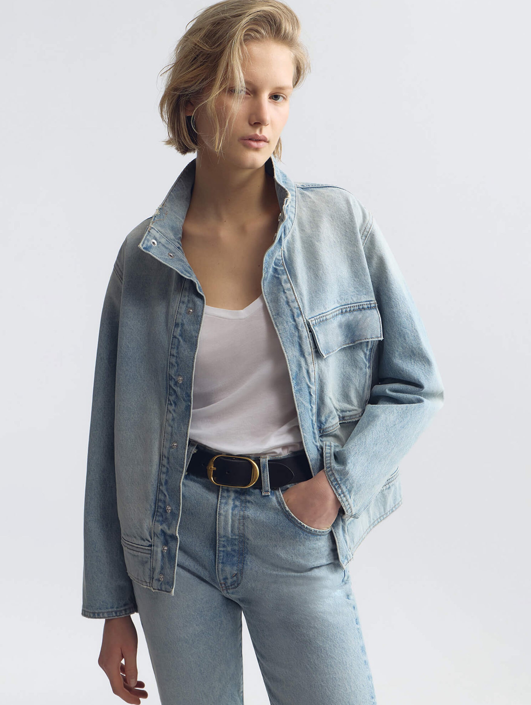Marilou Denim Jacket in Alice Wash