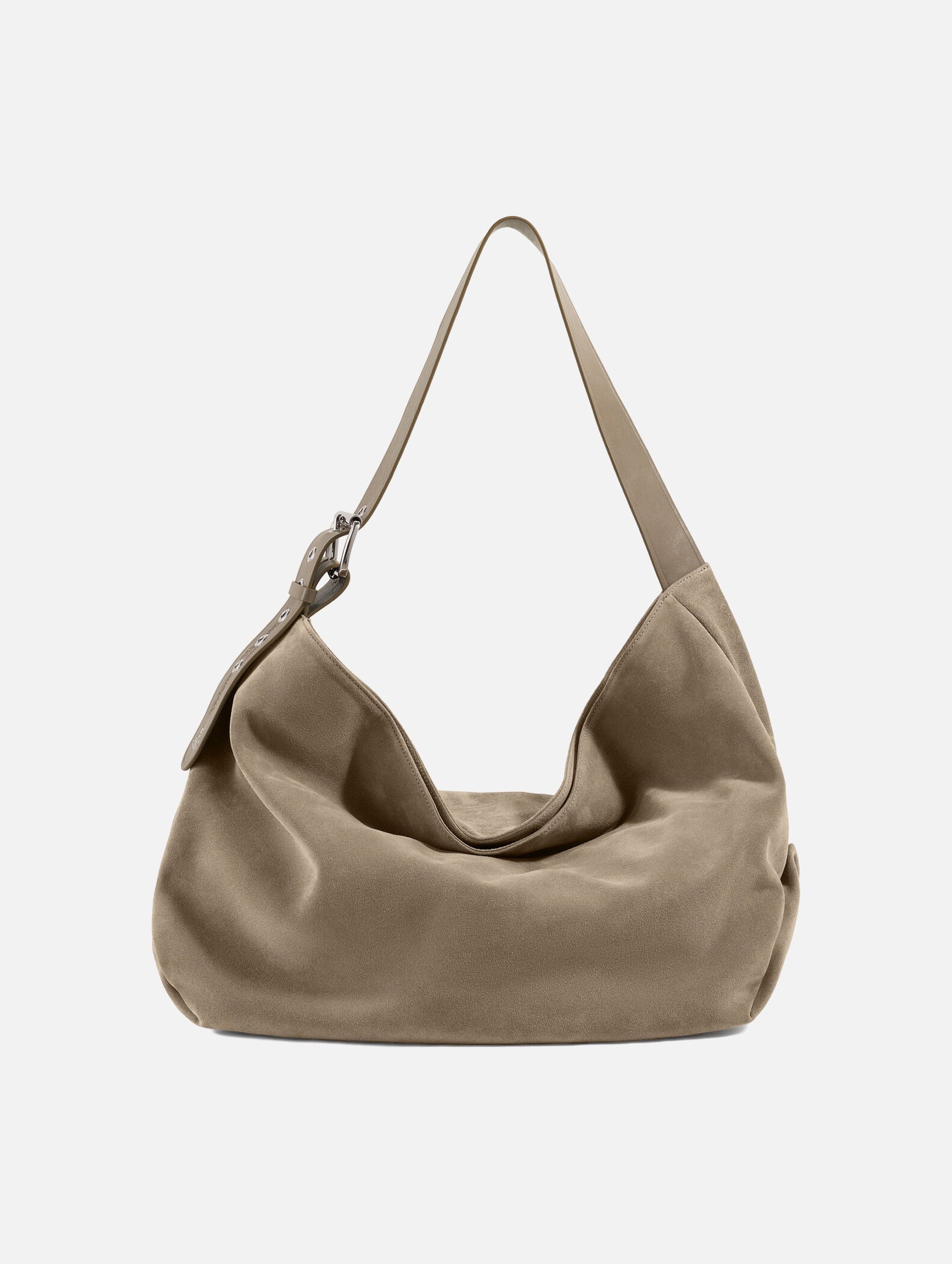 Maxime Large Shoulder Bag in Stone