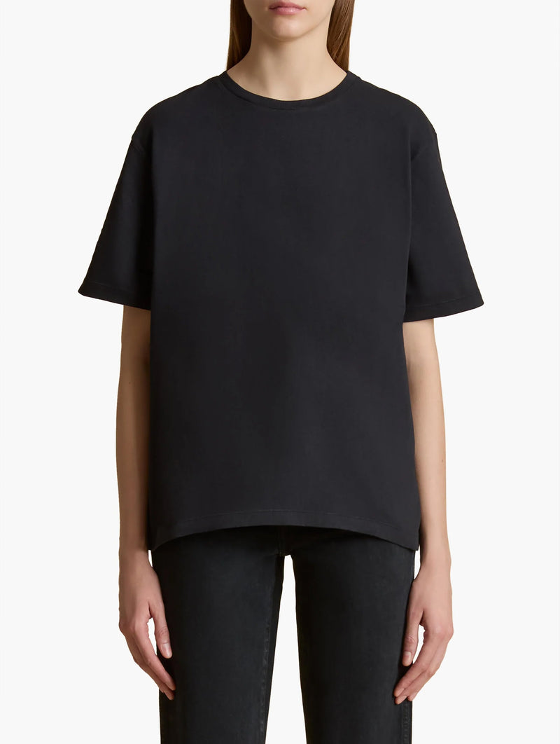 Mae Short Sleeve Tee Shirt in Black