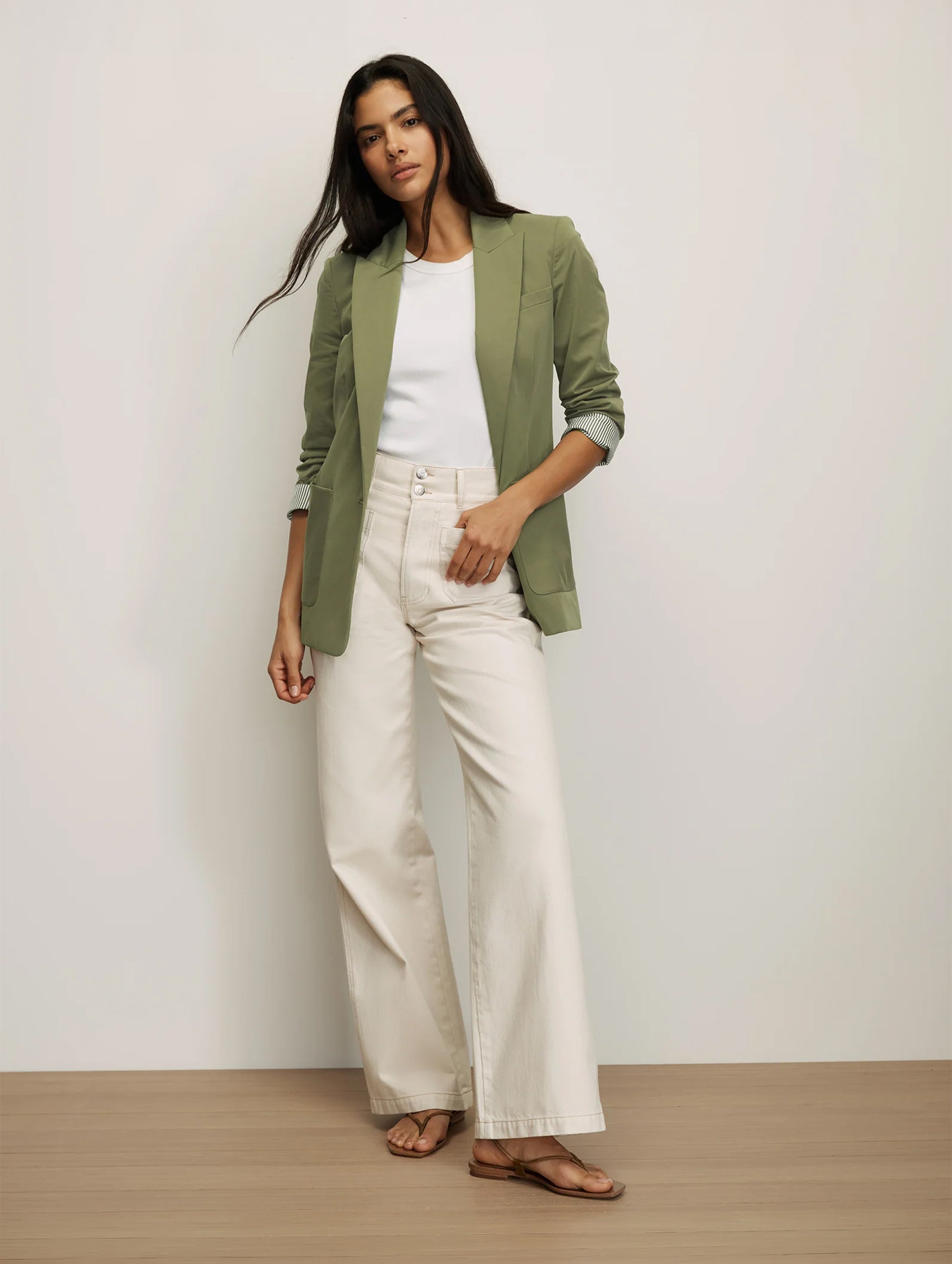 McAllin Dickey Jacket in Stone Army