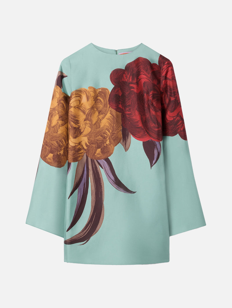 Mini Supremes Swing Dress in Peony Placée