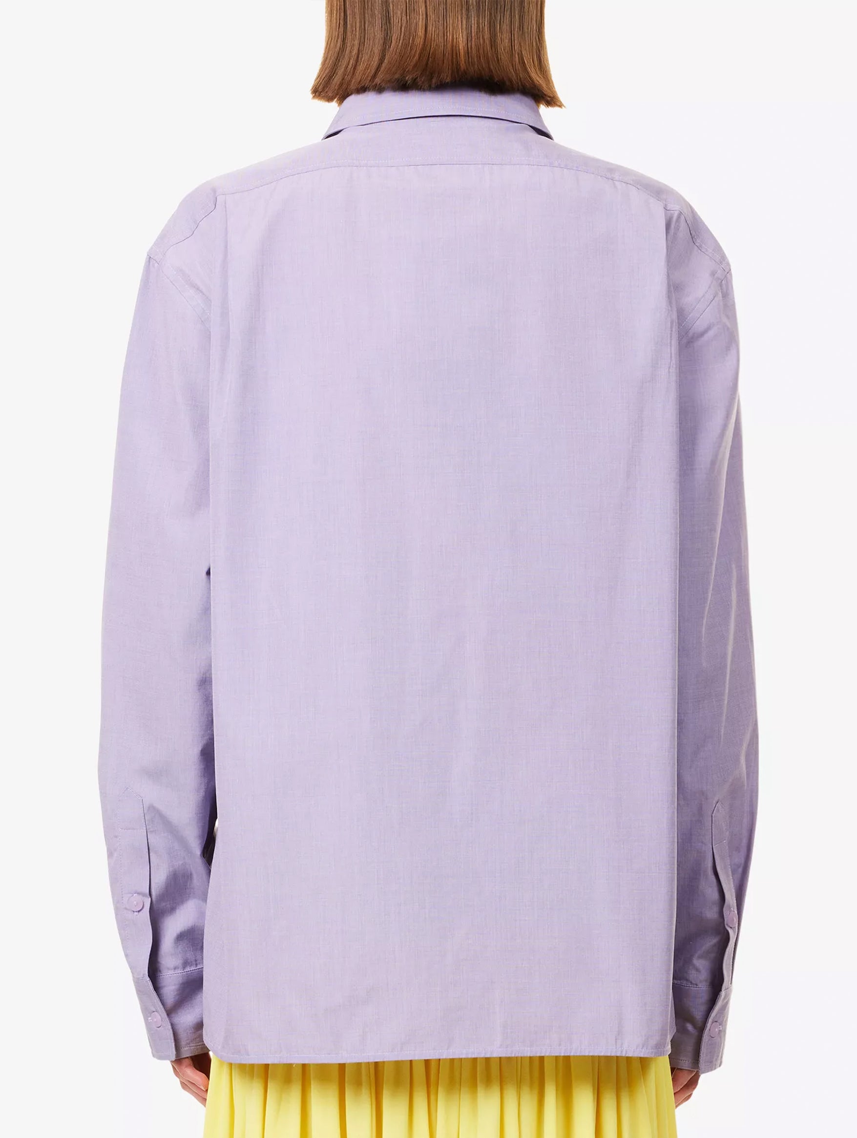 Mirage Palm Shirt in Lilac Palm Print