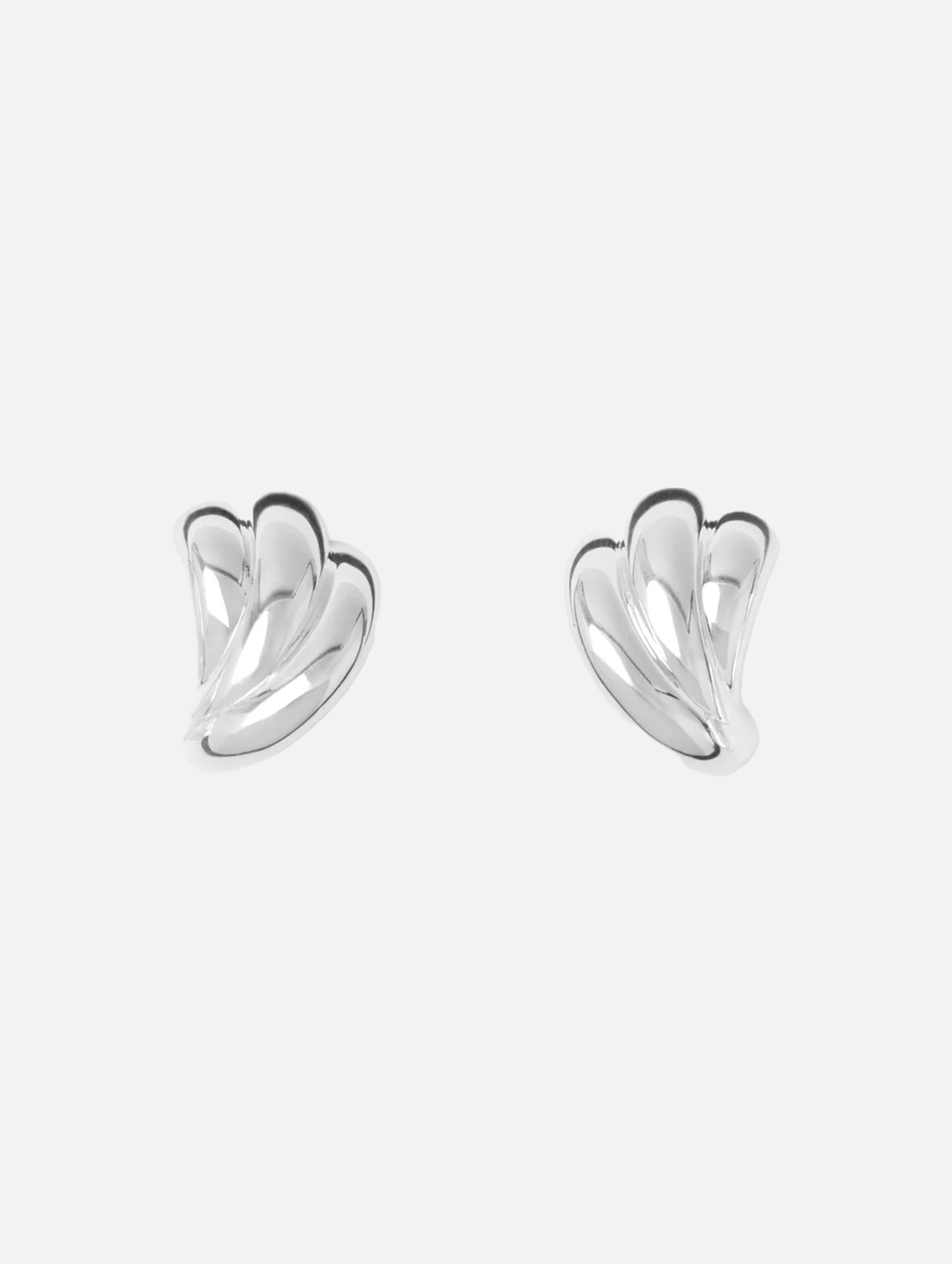 The Magda Earrings in Silver