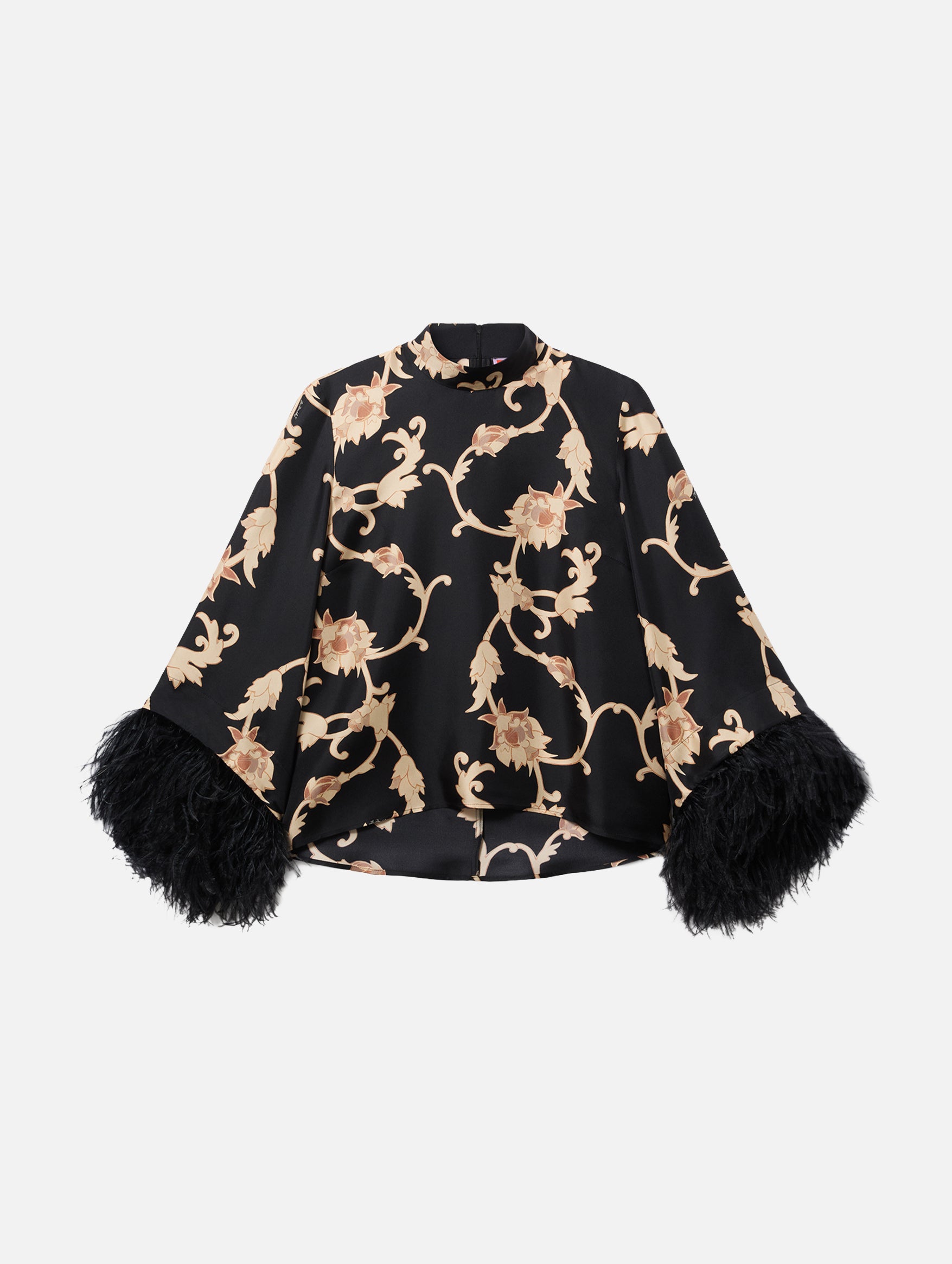 Make an Exit Top With Feathers in Buttercup