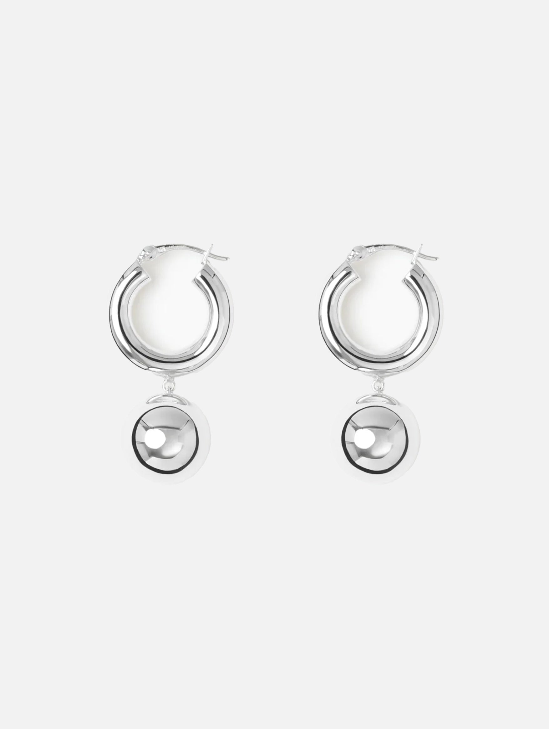 The Marie Earrings in Silver