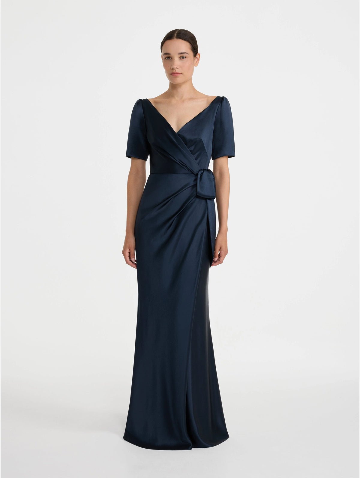 Marilyn Long Dress in Midnight