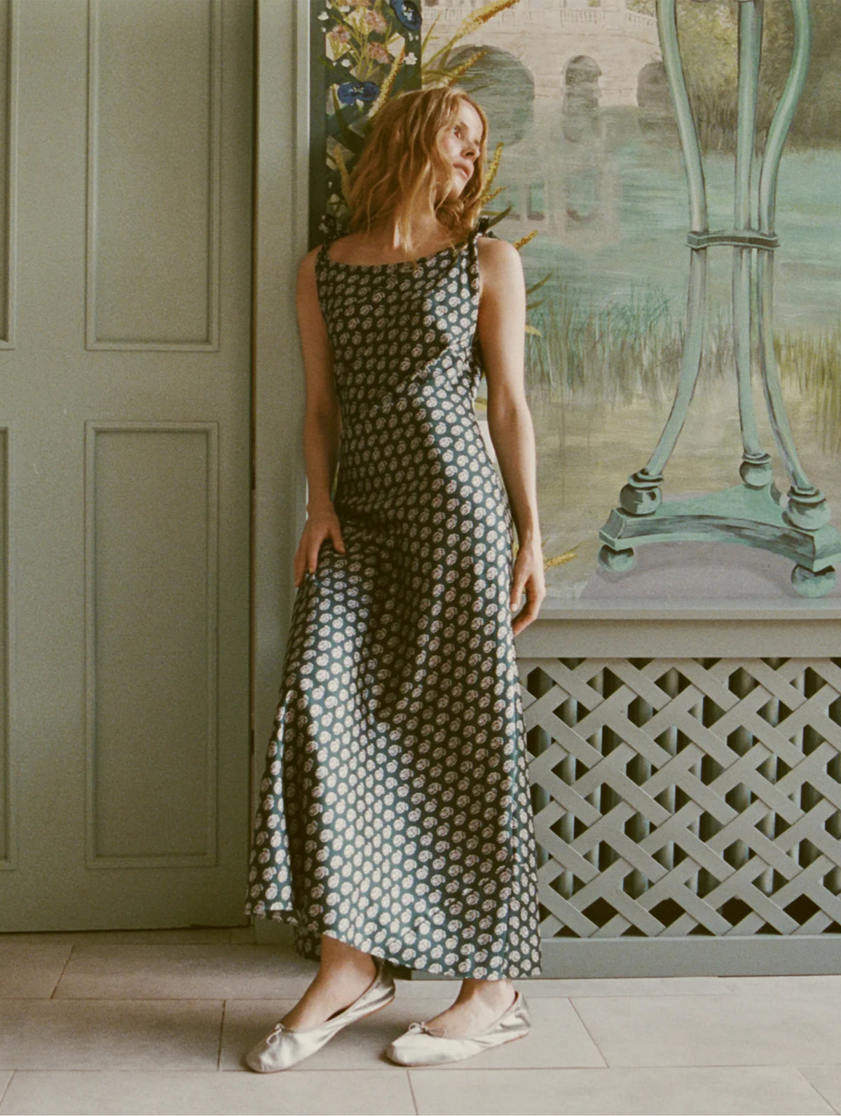 Mariselle Dress in Chaumont Paisley