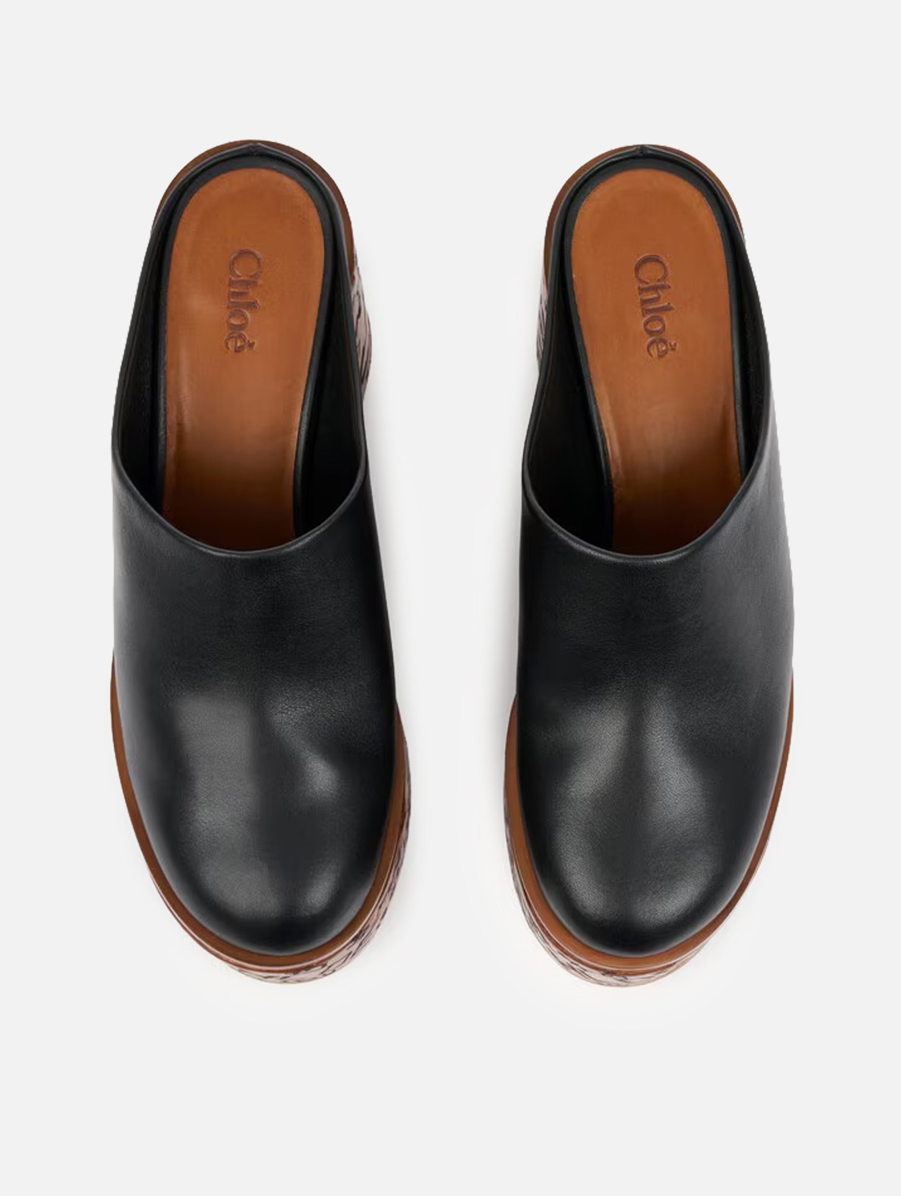 Maxime Wedge Mule in Black