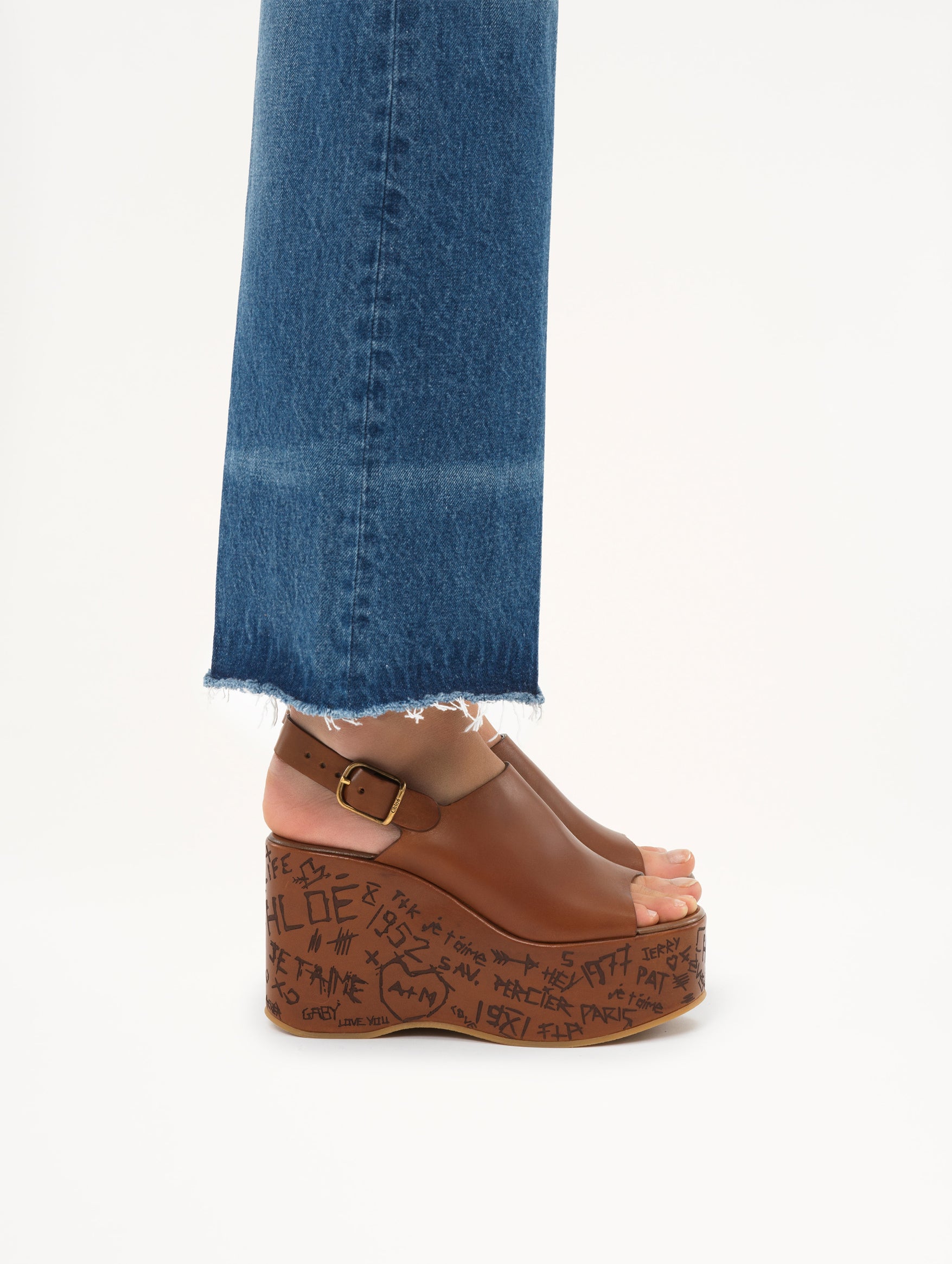 Maxime Sandals in Ginger Brown