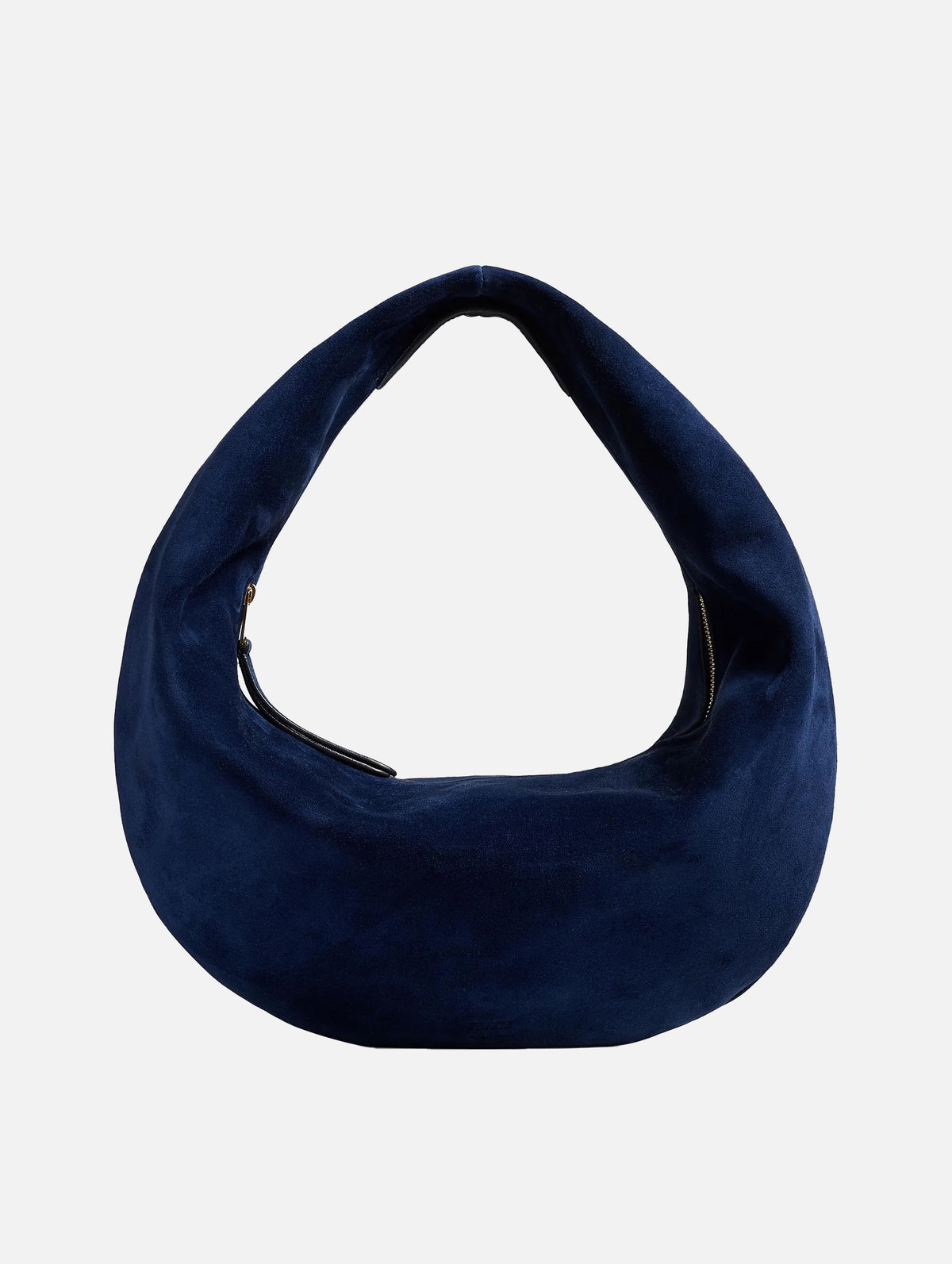Medium Olivia Hobo Bag in Midnight Suede