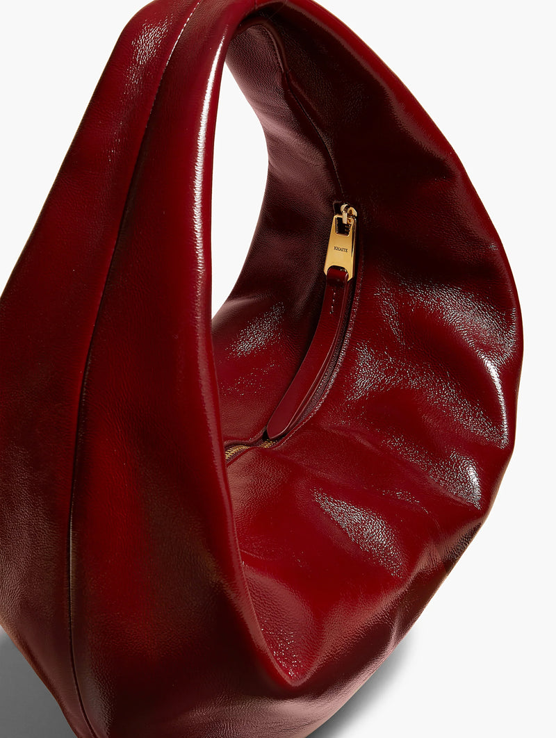 Medium Olivia Hobo Bag in Oxblood