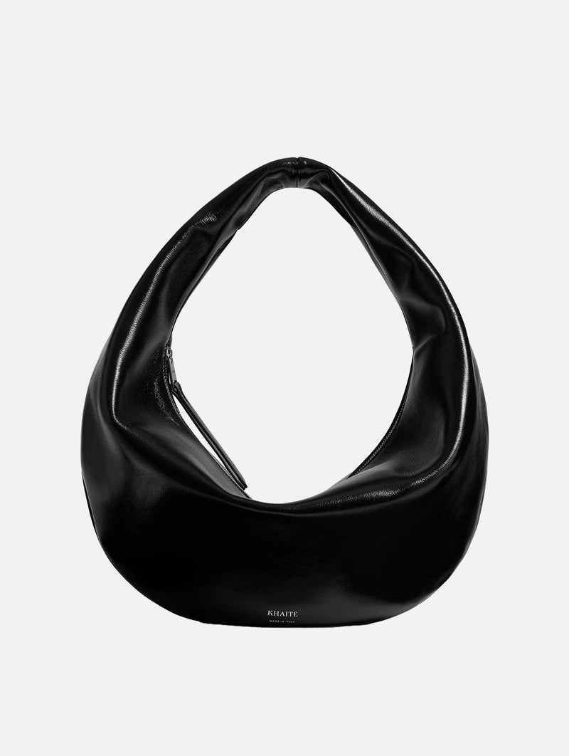 Medium Olivia Hobo Bag in Black
