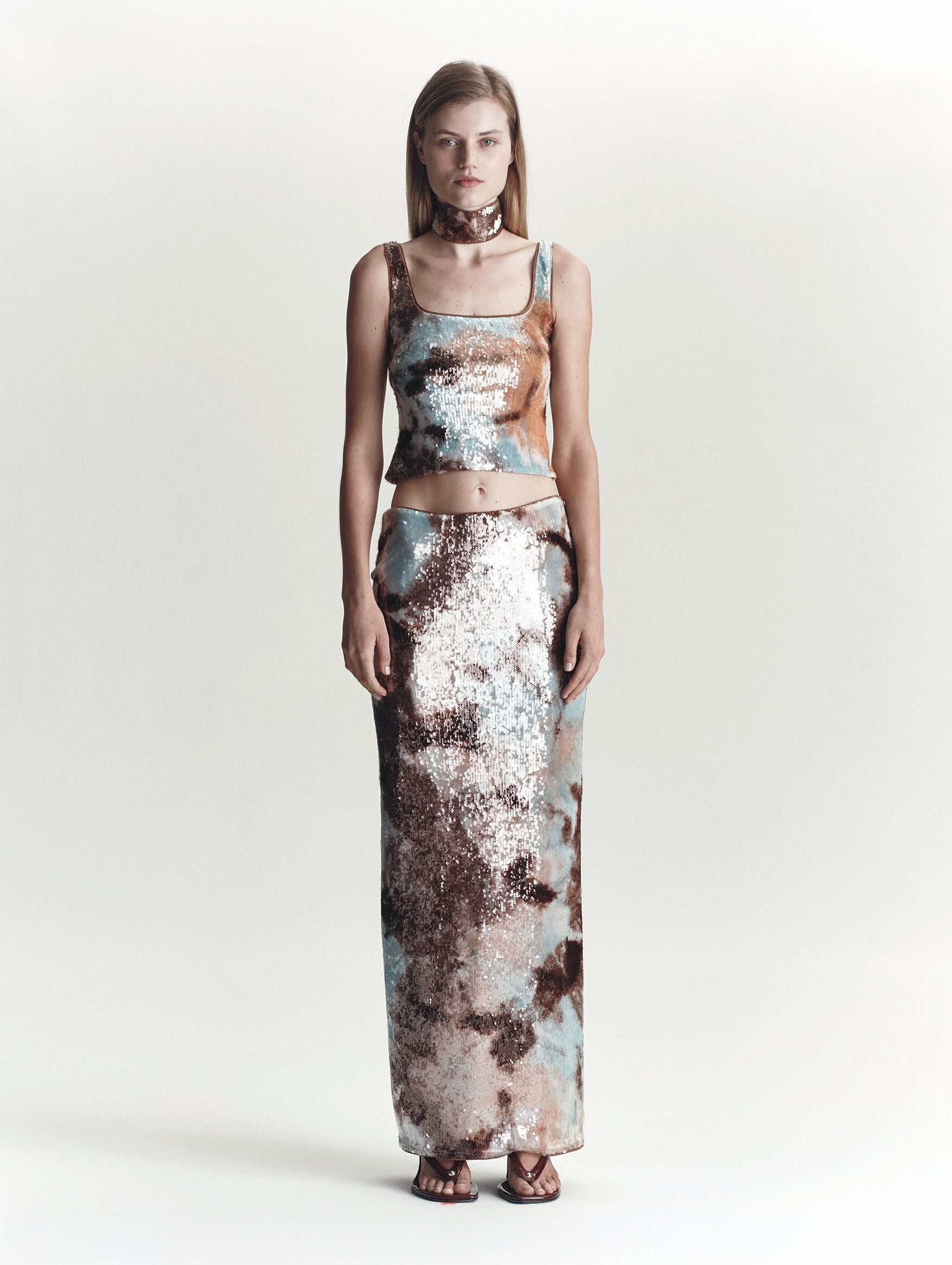 Mermaid Skirt in Ocean Mist