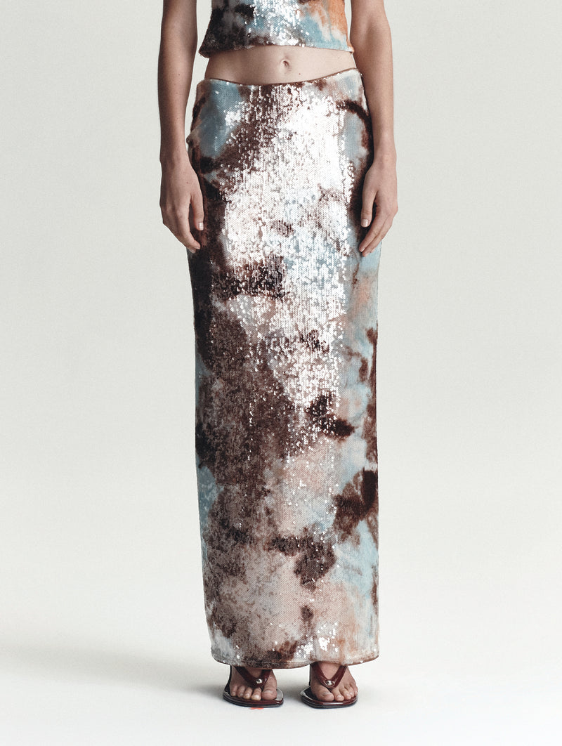 Mermaid Skirt in Ocean Mist