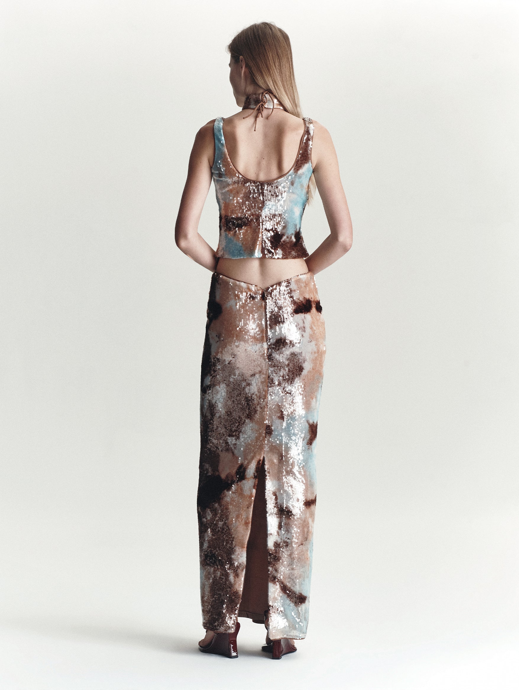 Mermaid Skirt in Ocean Mist