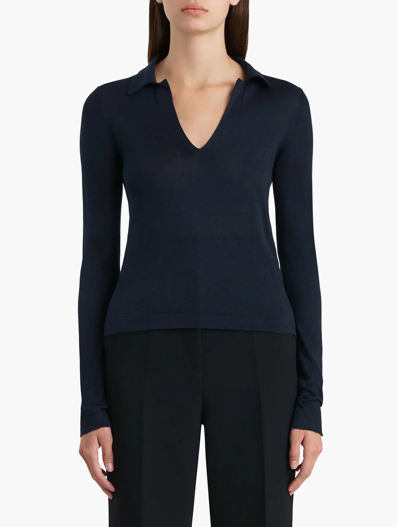 Mikel Top in Midnight Navy