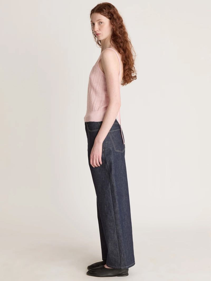 Mila Pointelle Cami in Baby Pink