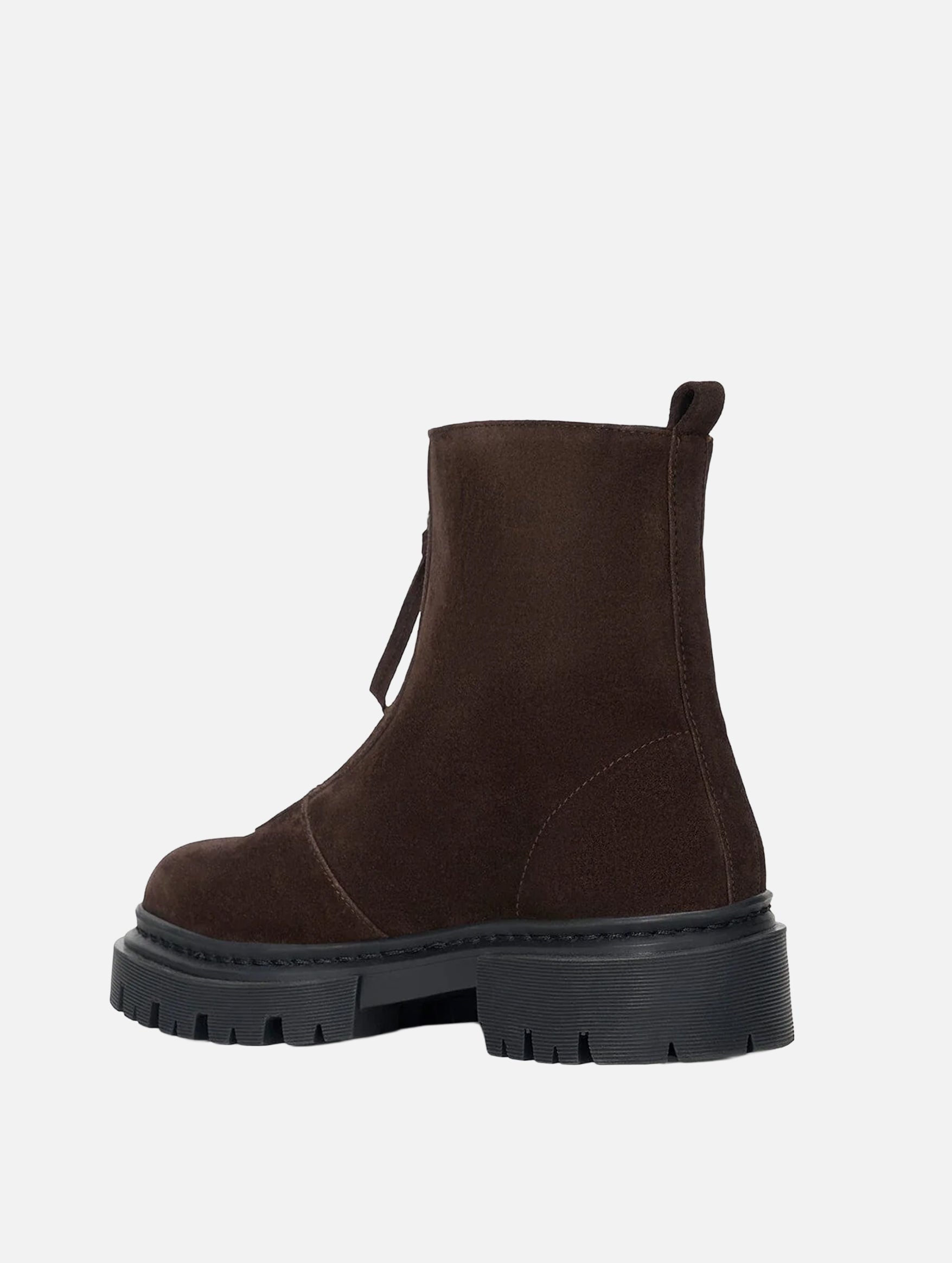 Miles Zip Ankle Boot in Espresso