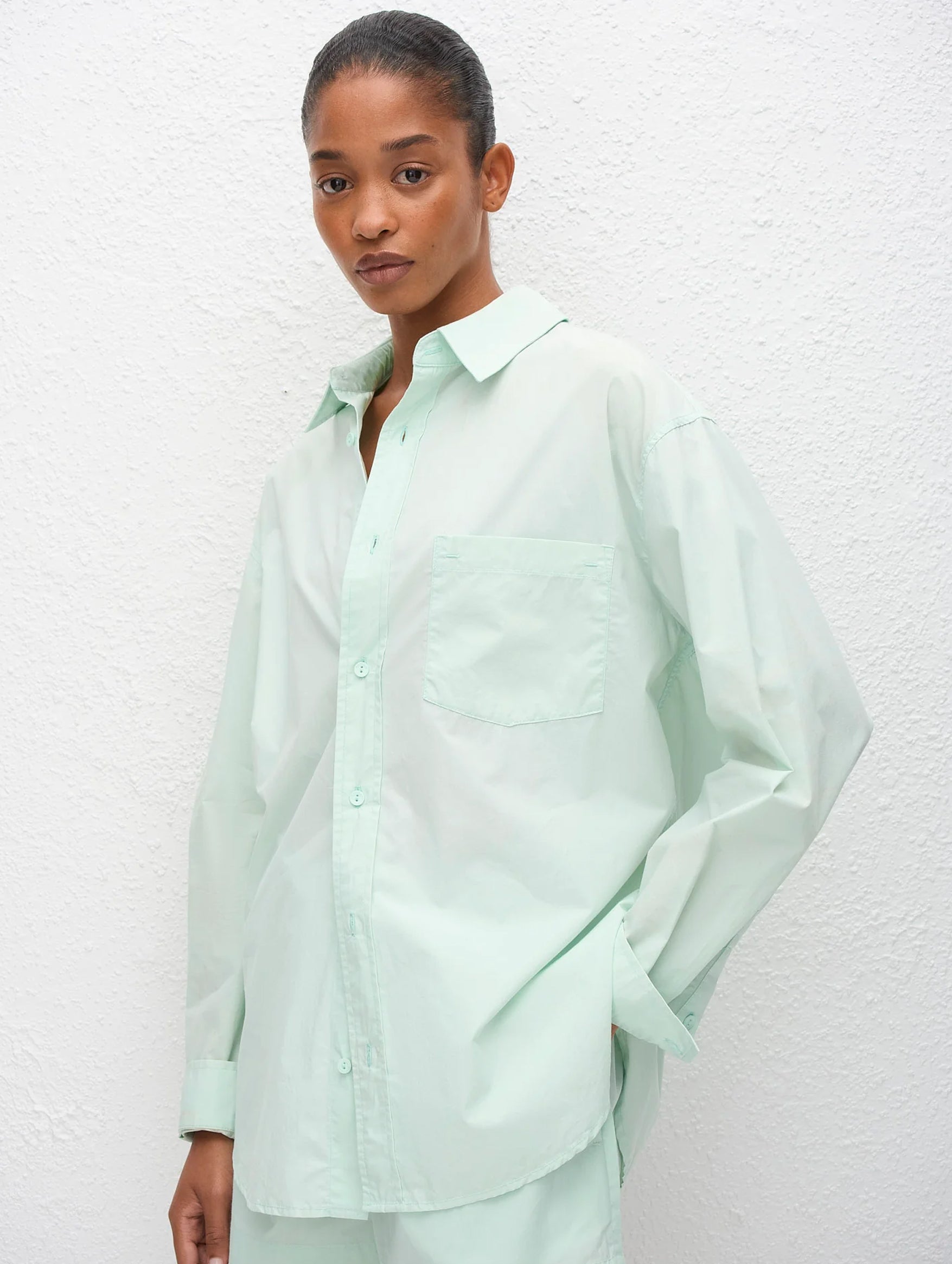Relaxed Shirt in Mint