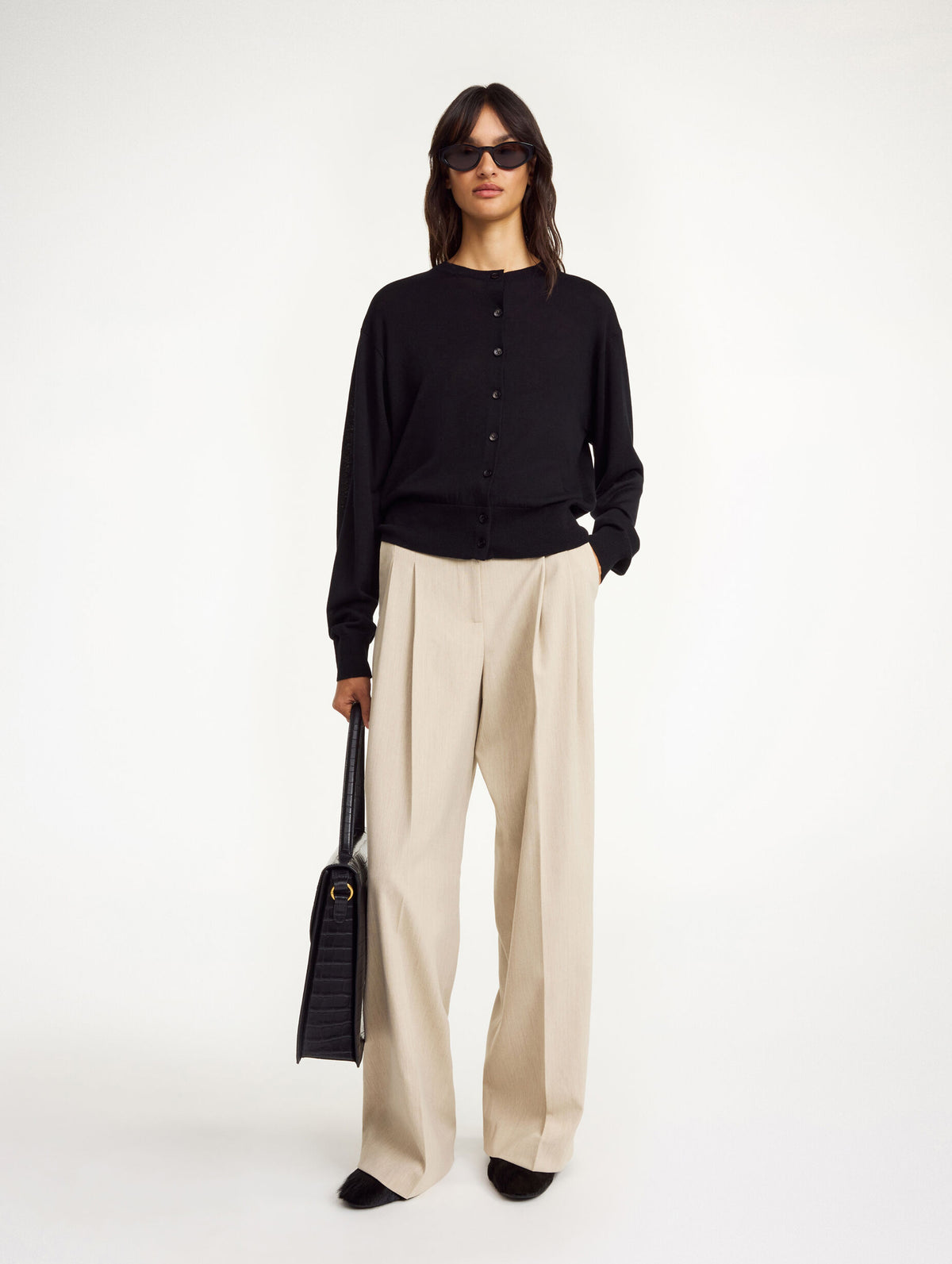 Montie Cardigan in Black