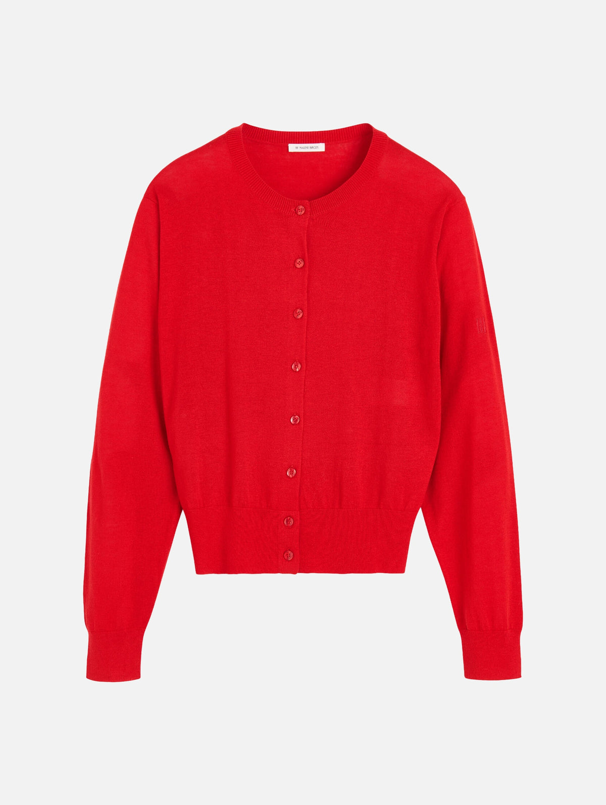 Montie Cardigan in Pompeian Red