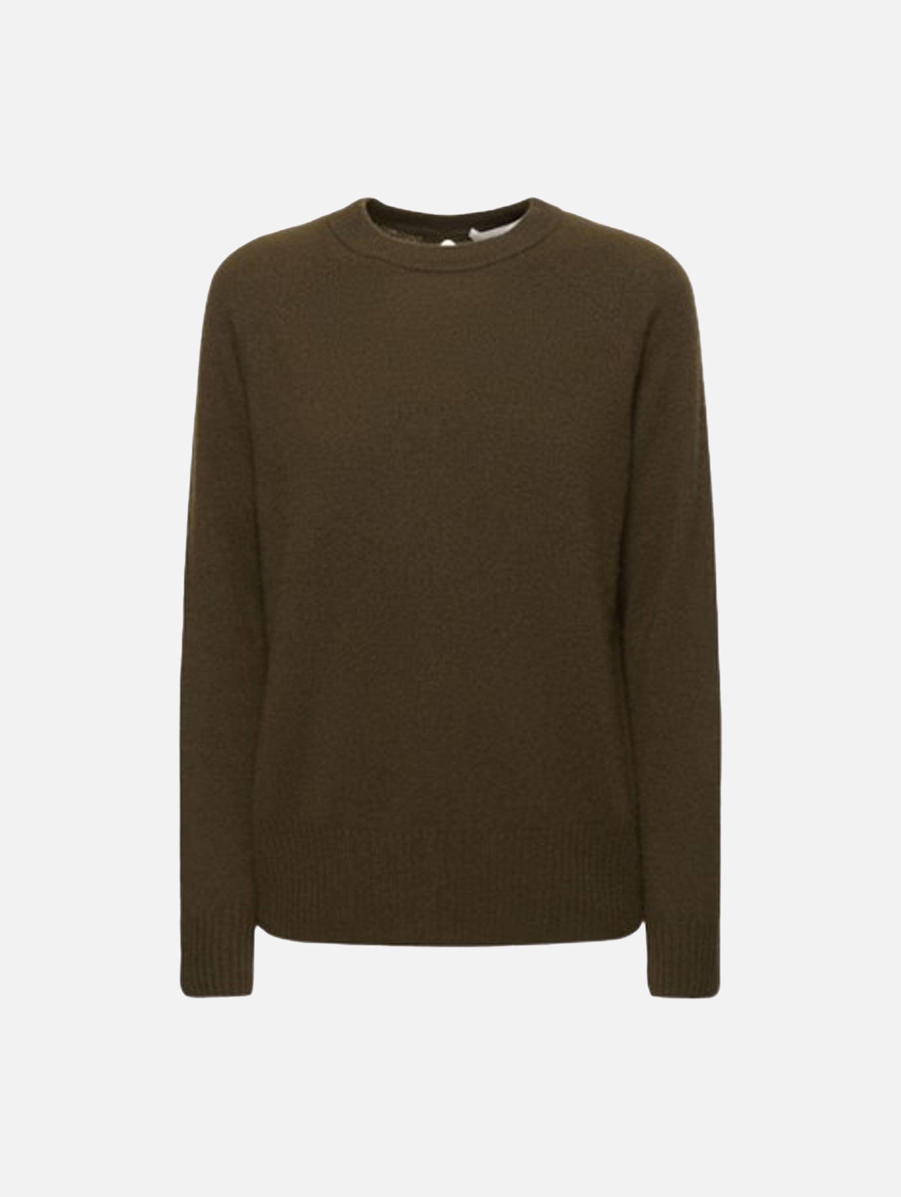 Monument Open Twist Cashmere Sweater in Khaki