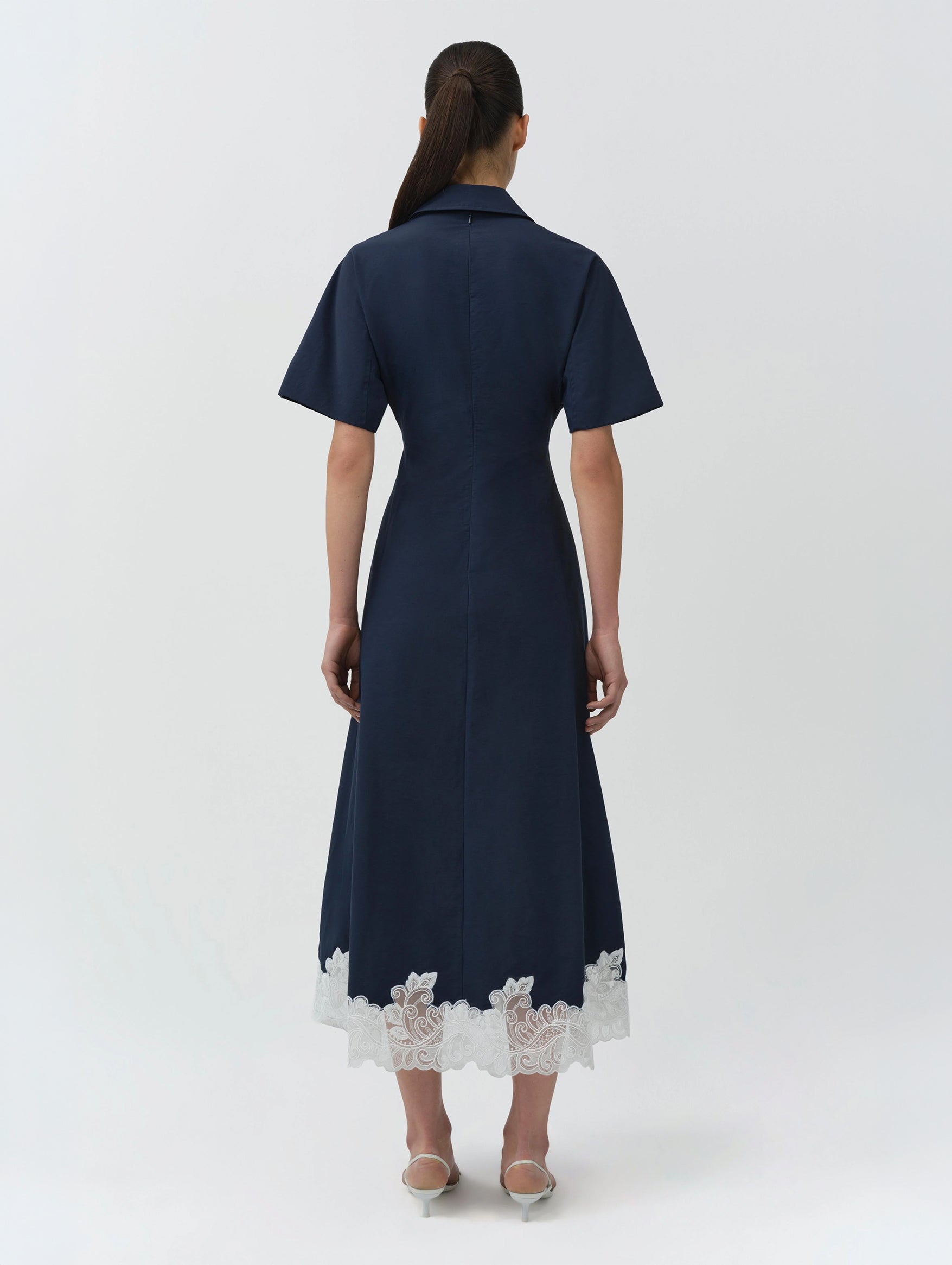 Nerris Midi Dress in Midnight Multi