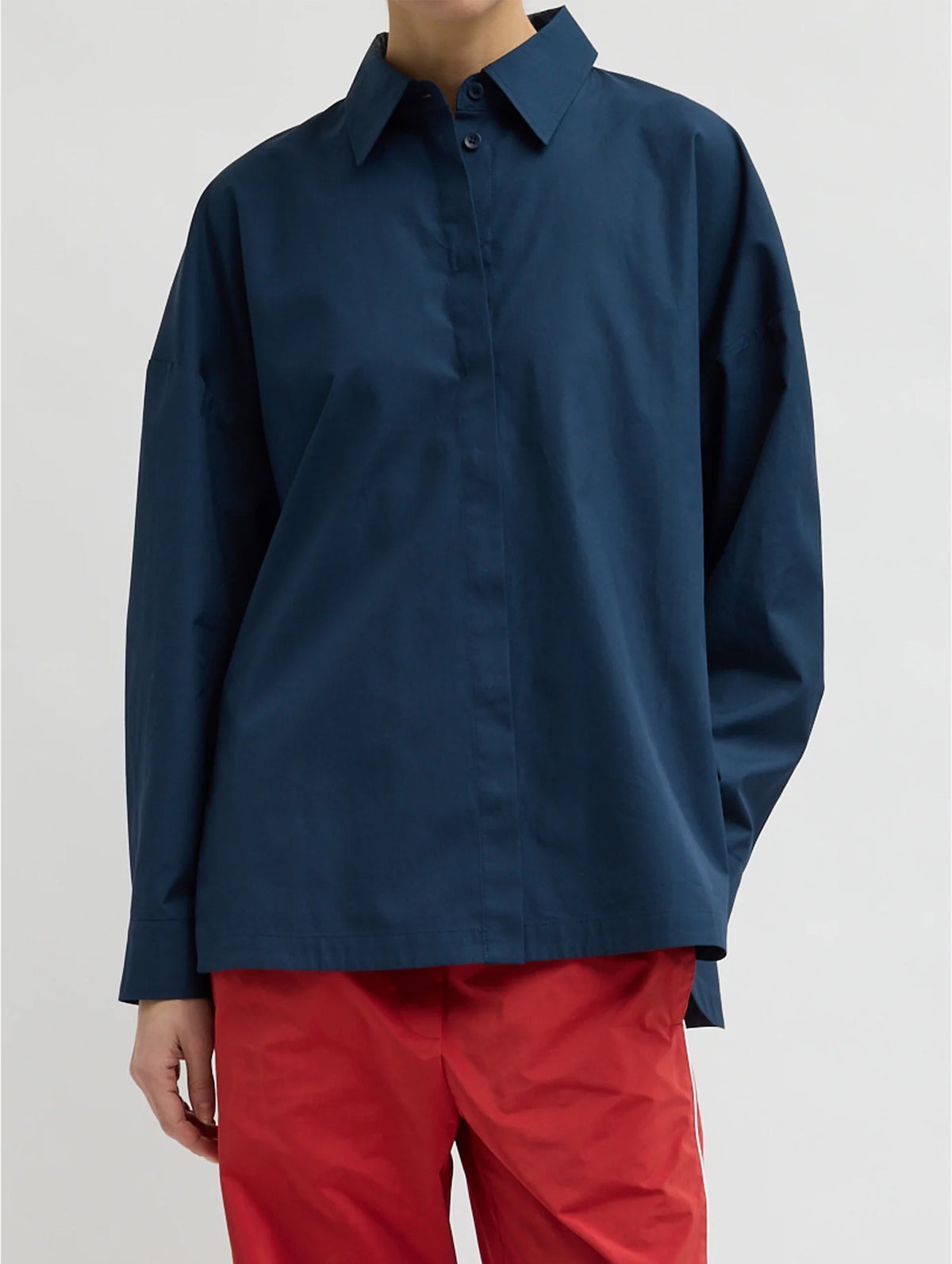 New Shirting Gabe Oversized Shirt in Navy
