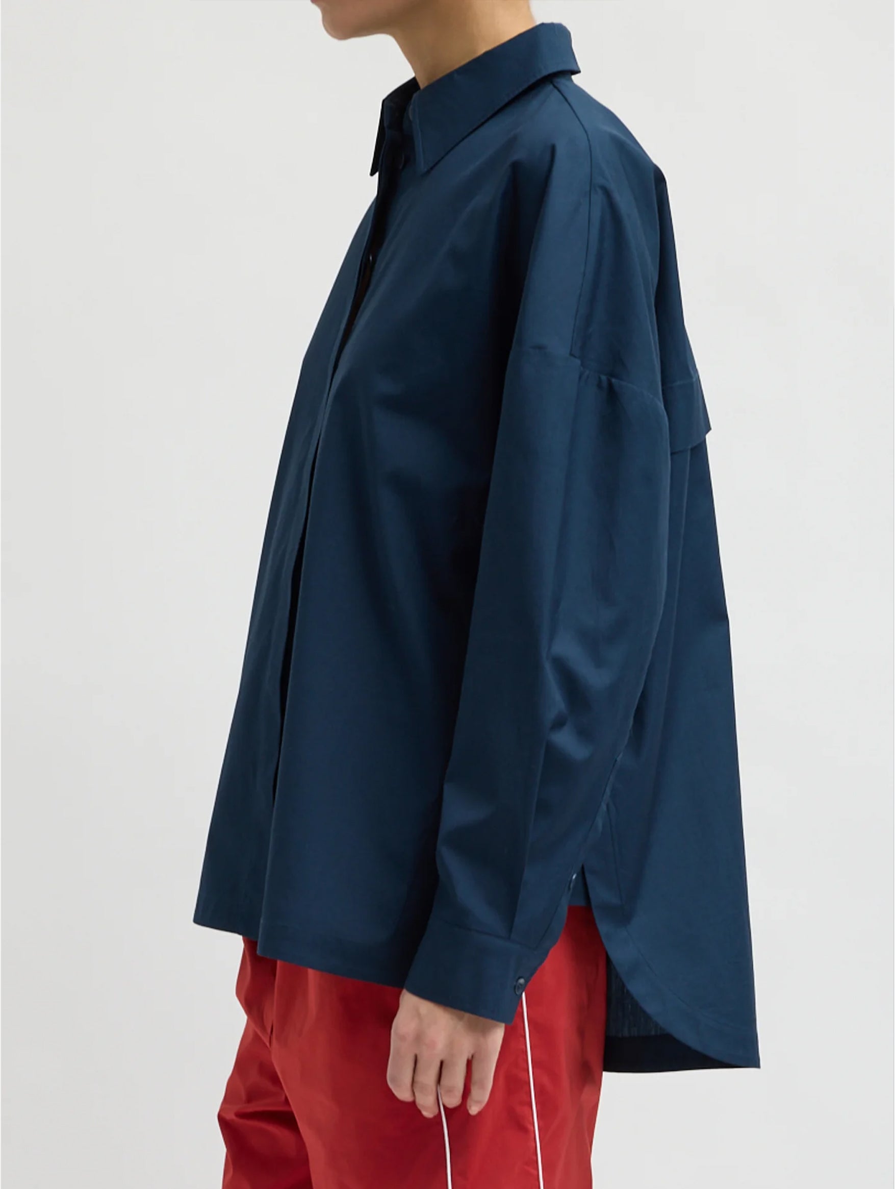 New Shirting Gabe Oversized Shirt in Navy