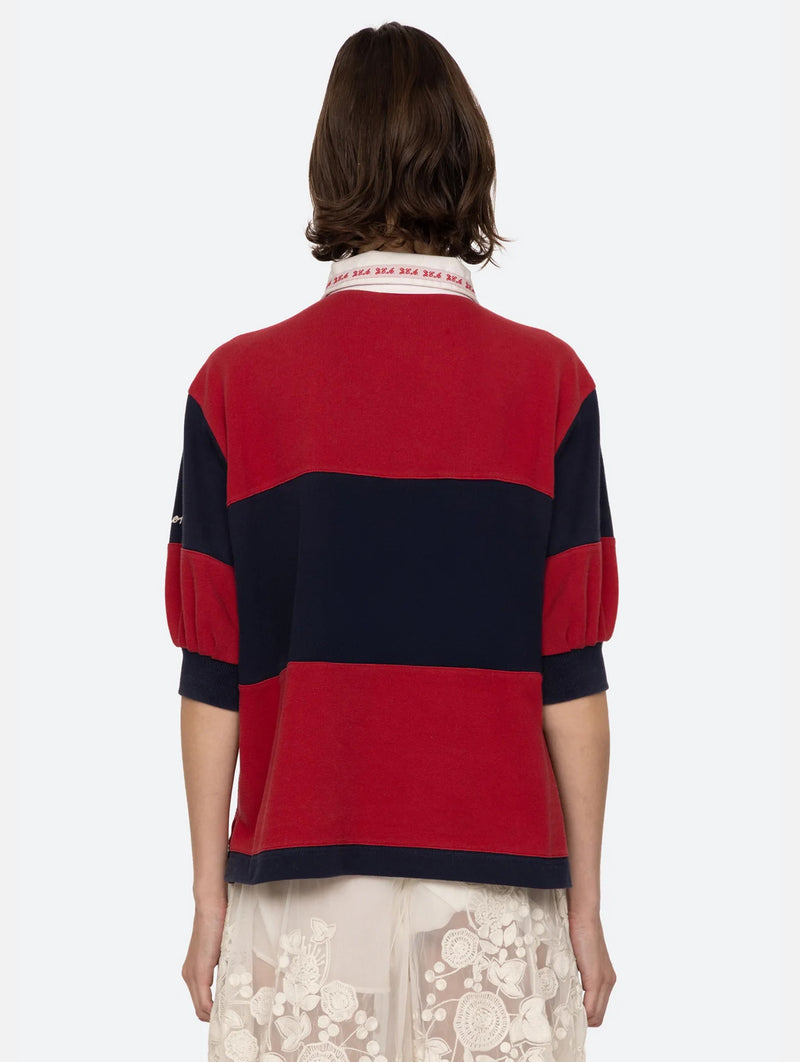 Carolyn Workwear Rugby Shirt in Multi