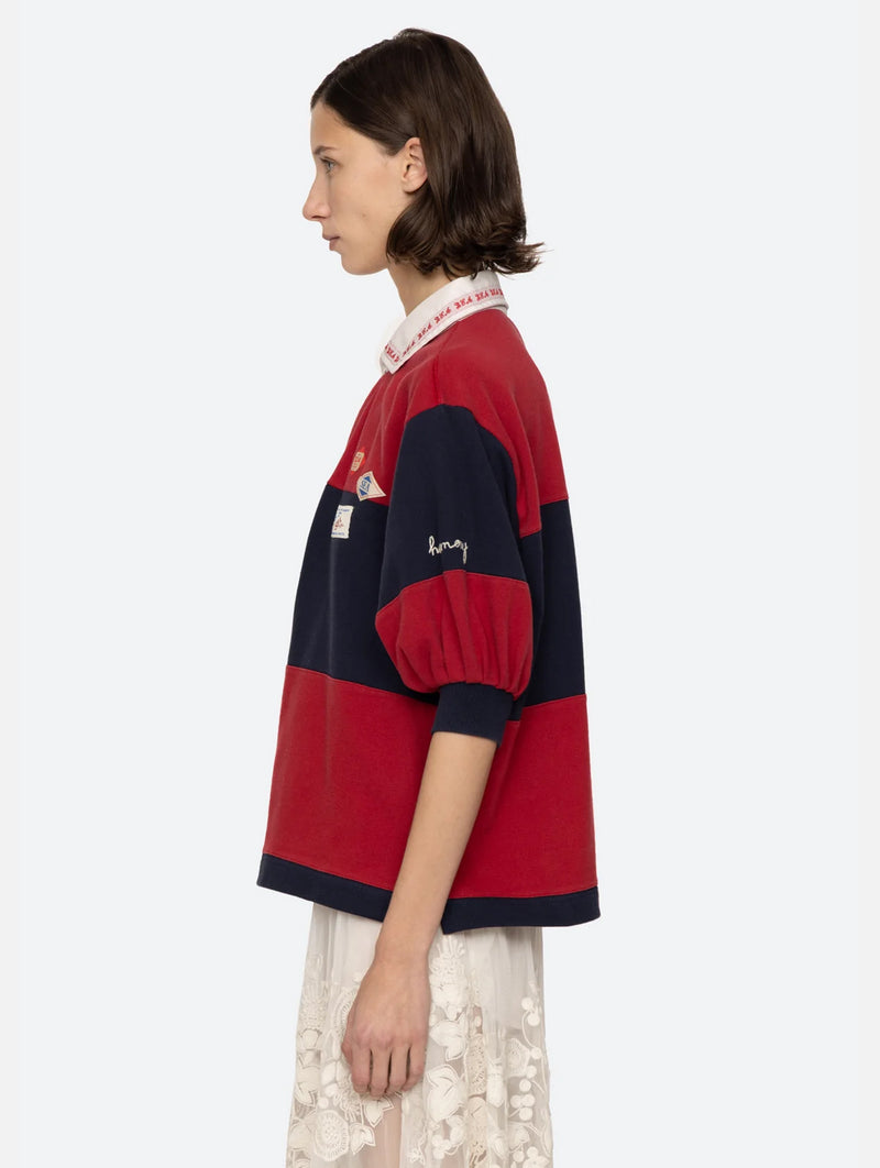 Carolyn Workwear Rugby Shirt in Multi