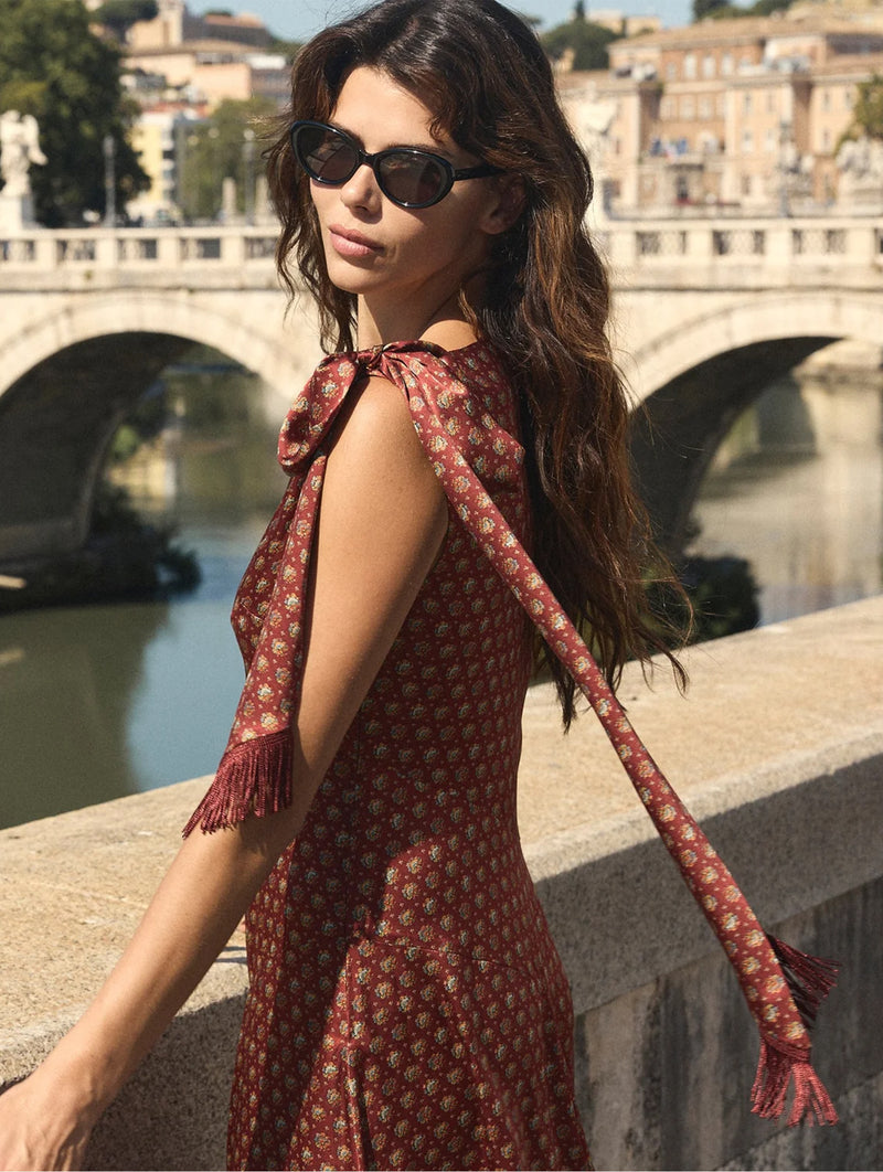 Nova Dress in San Sebastian Foulard
