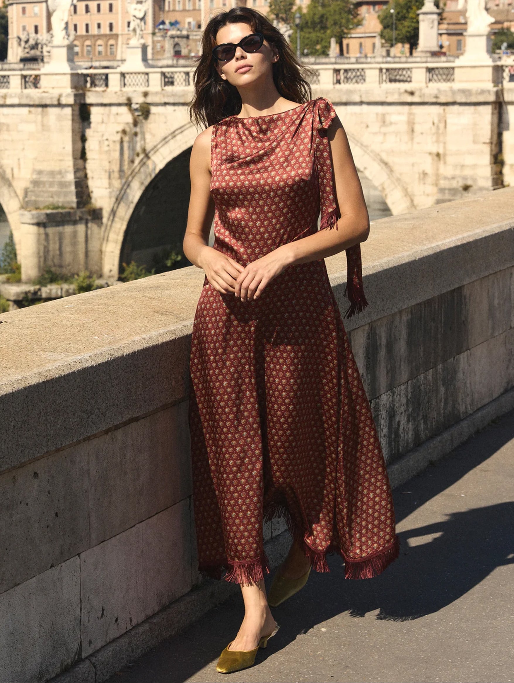 Nova Dress in San Sebastian Foulard