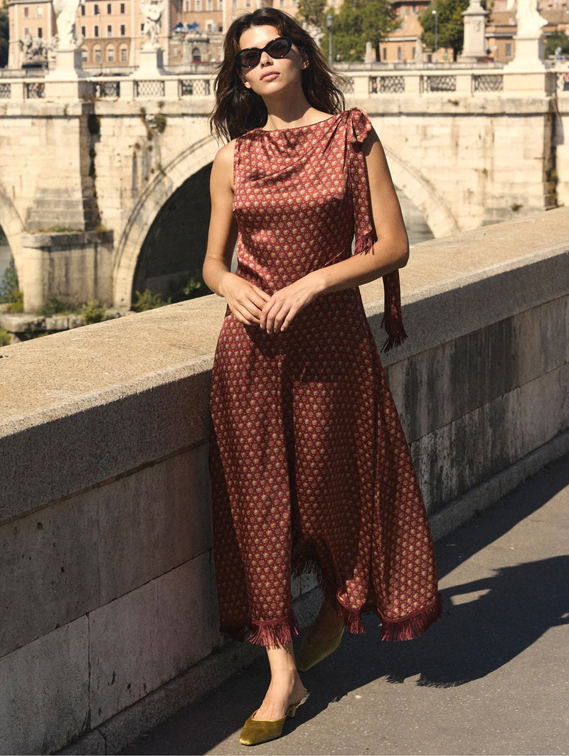 Nova Dress in San Sebastian Foulard
