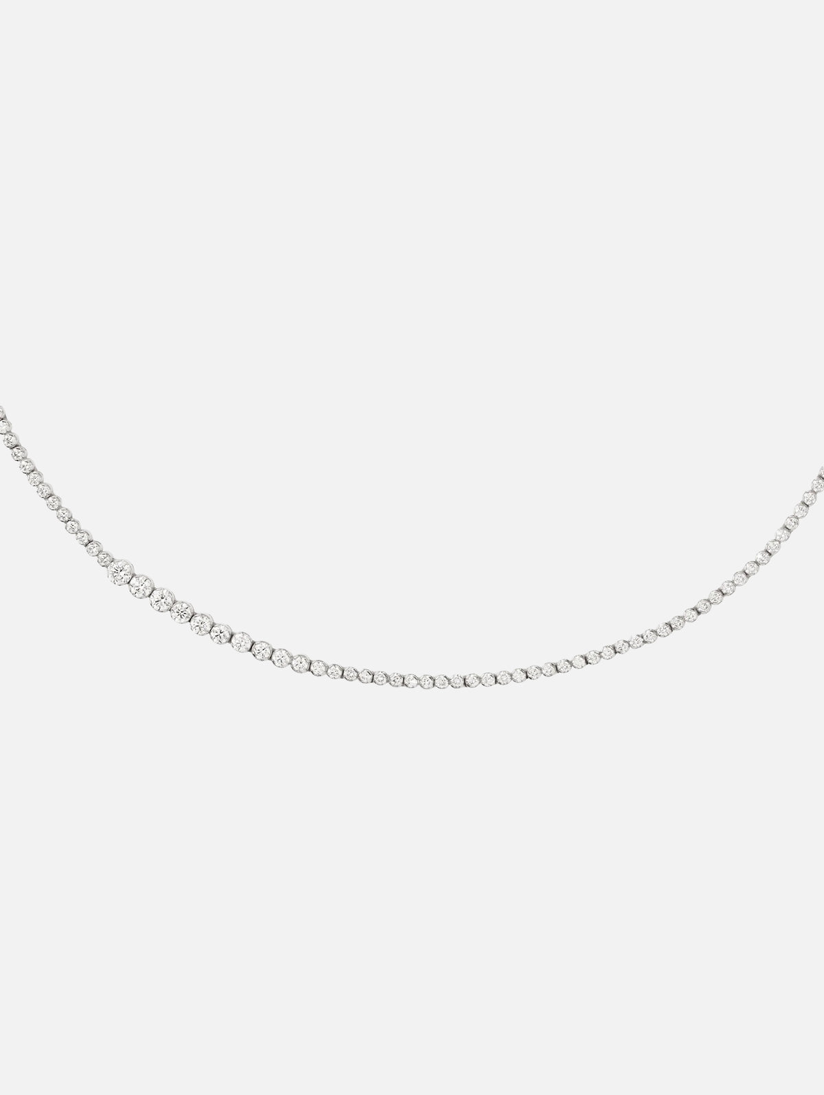 Nuage de Tennis Blanc Necklace