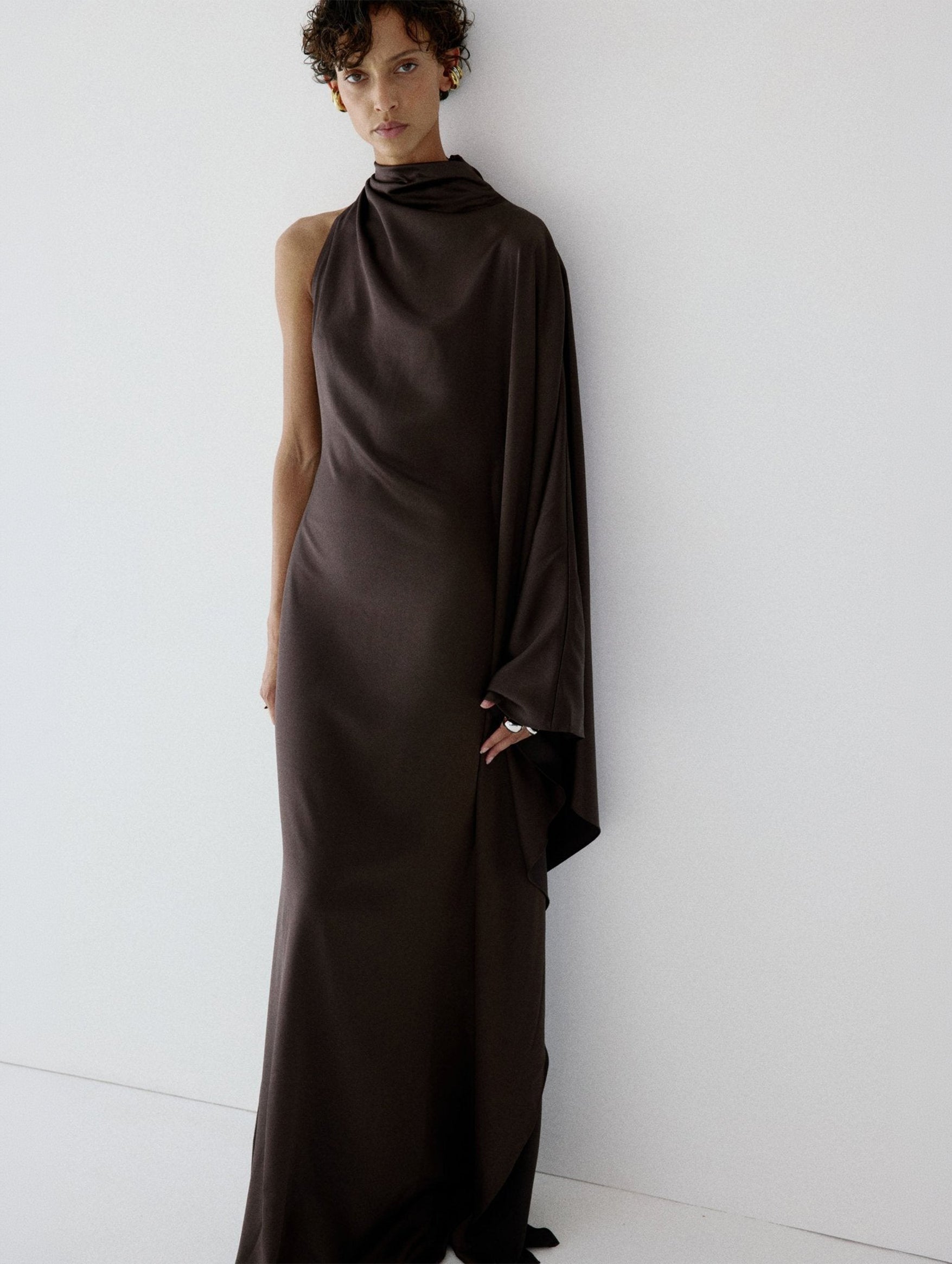 Odaluna Maxi Dress in Umber Brown