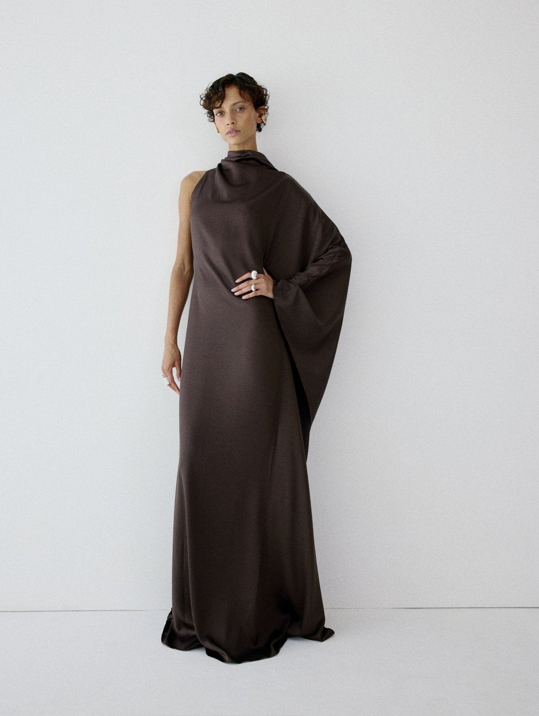 Odaluna Maxi Dress in Umber Brown
