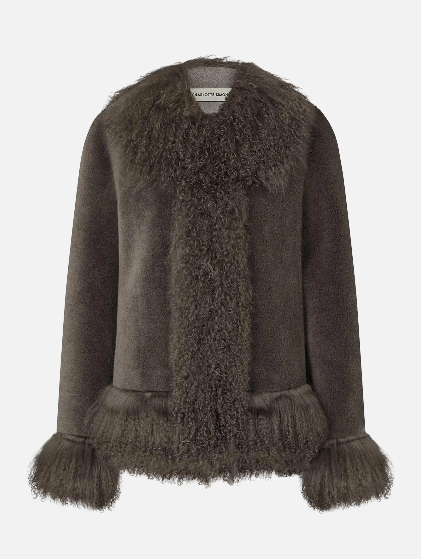 Olive Jacket in Minky