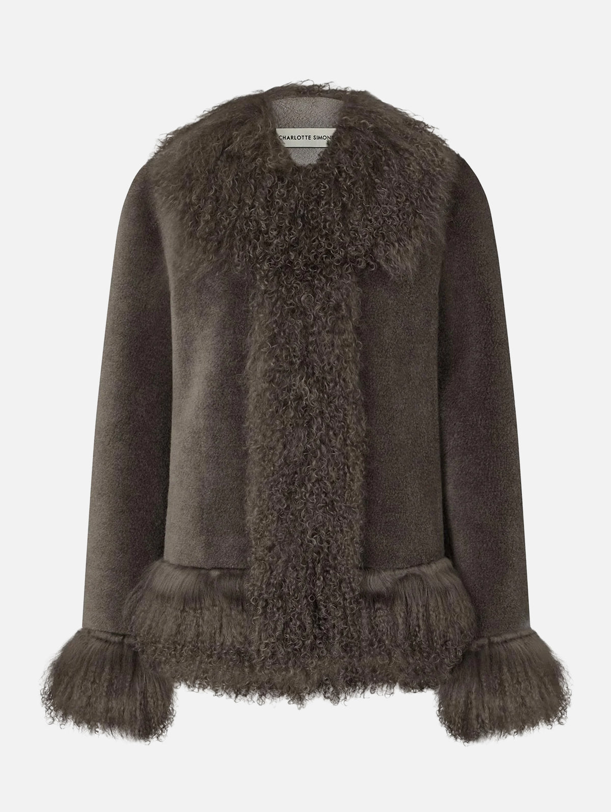 Olive Jacket in Minky