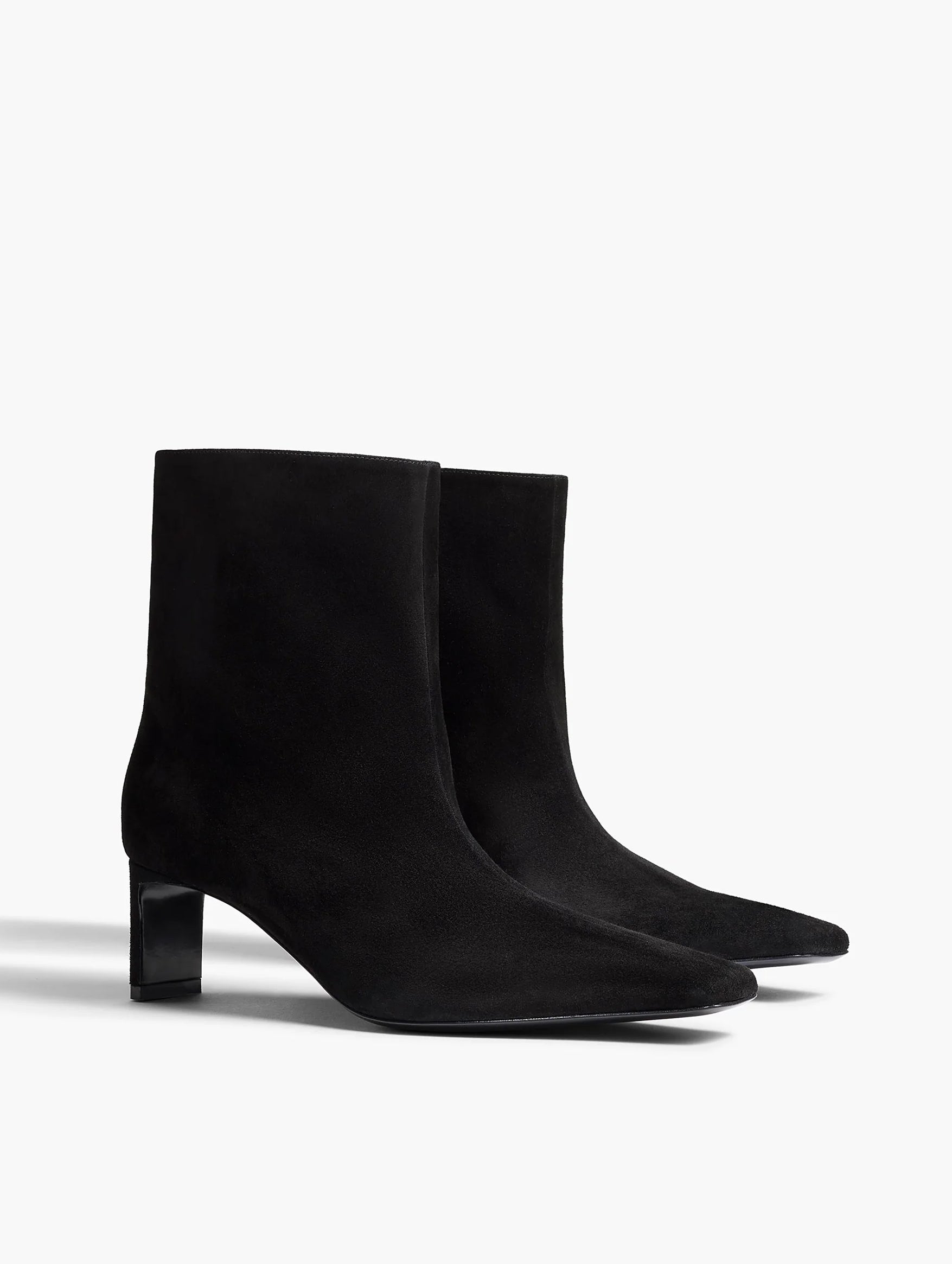 Ona Ankle Boot in Black Suede