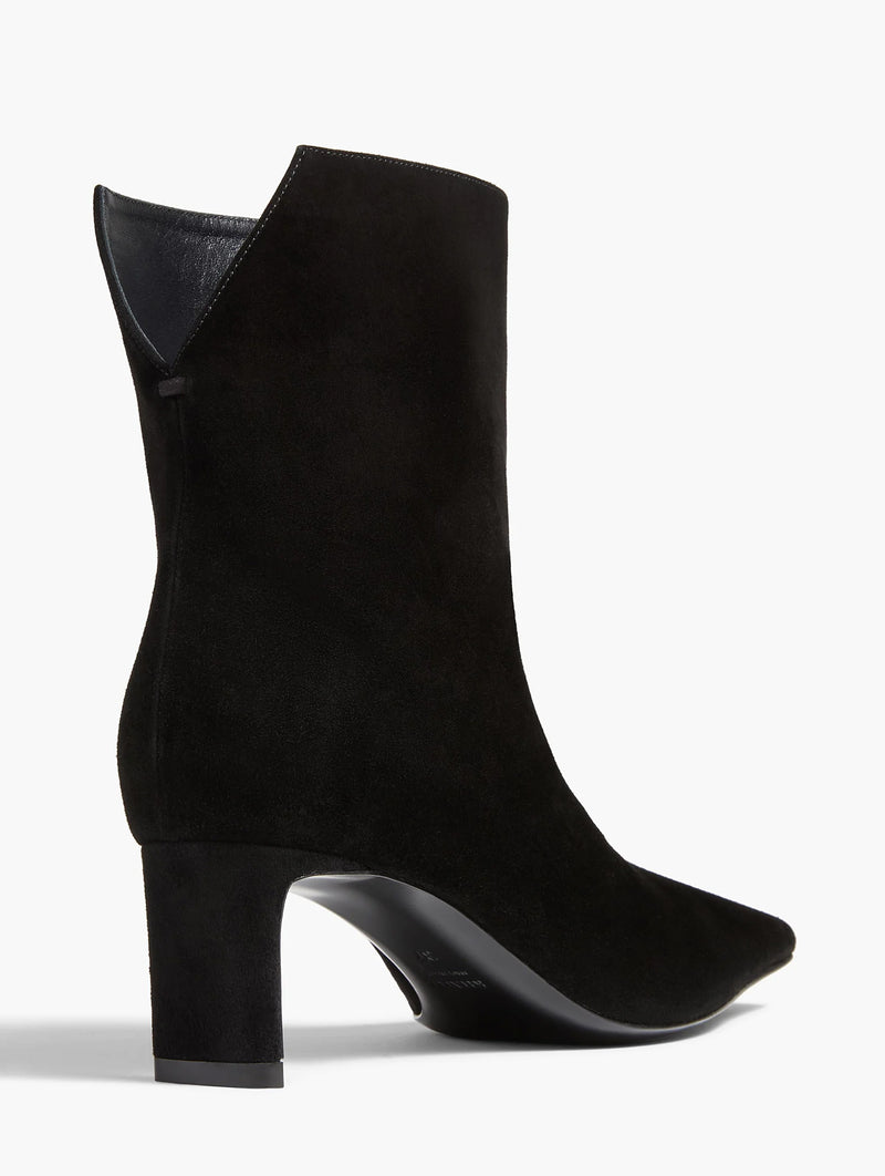 Ona Ankle Boot in Black Suede