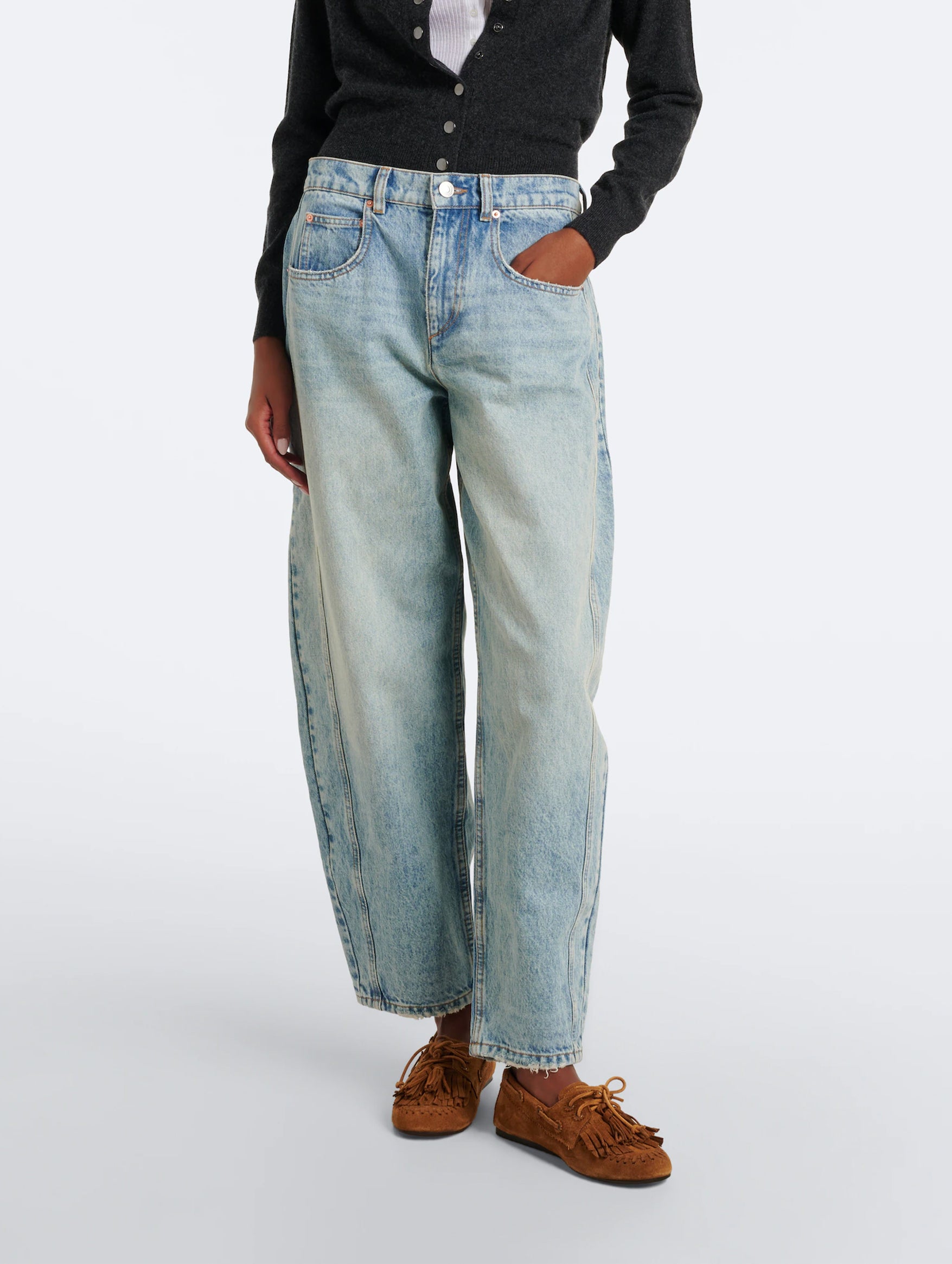 Oriane Pants in Light Blue