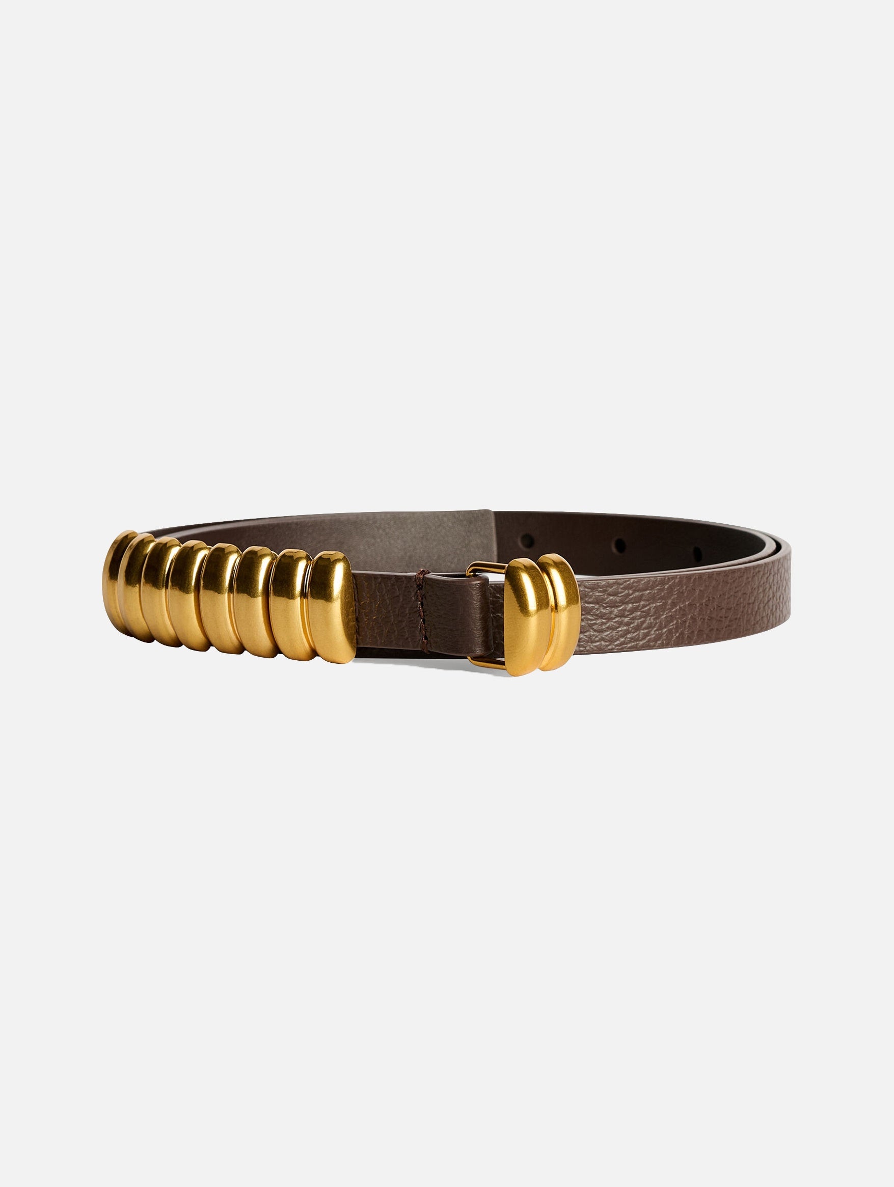 Ounlo Leather Belt in Carafe