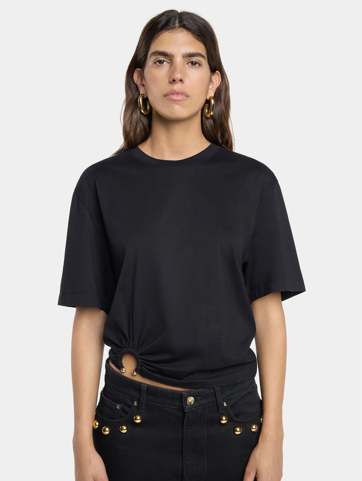 Piercing Tee Shirt in Black